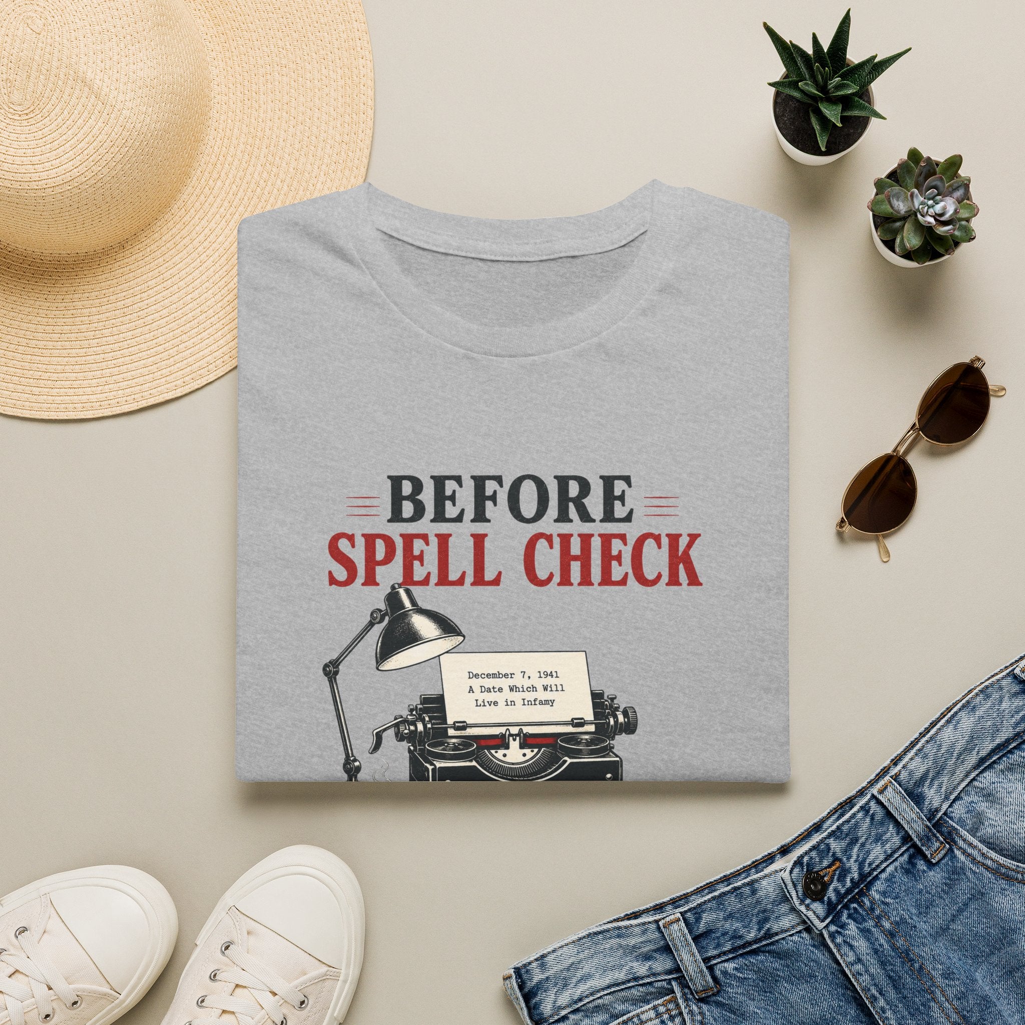 Before Spell Check There Was Thinking-T-Shirt