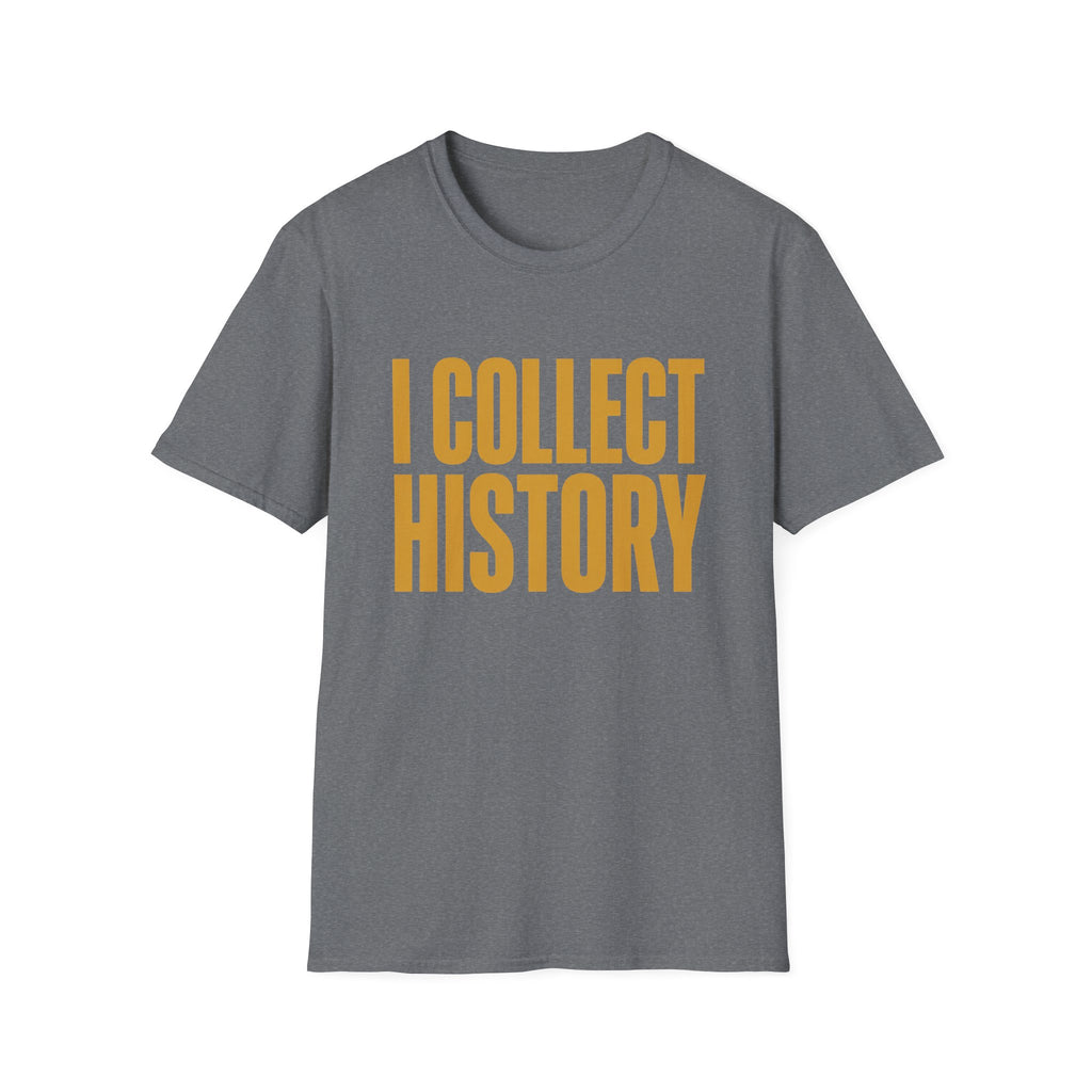 I Collect History-Typo-T-Shirt