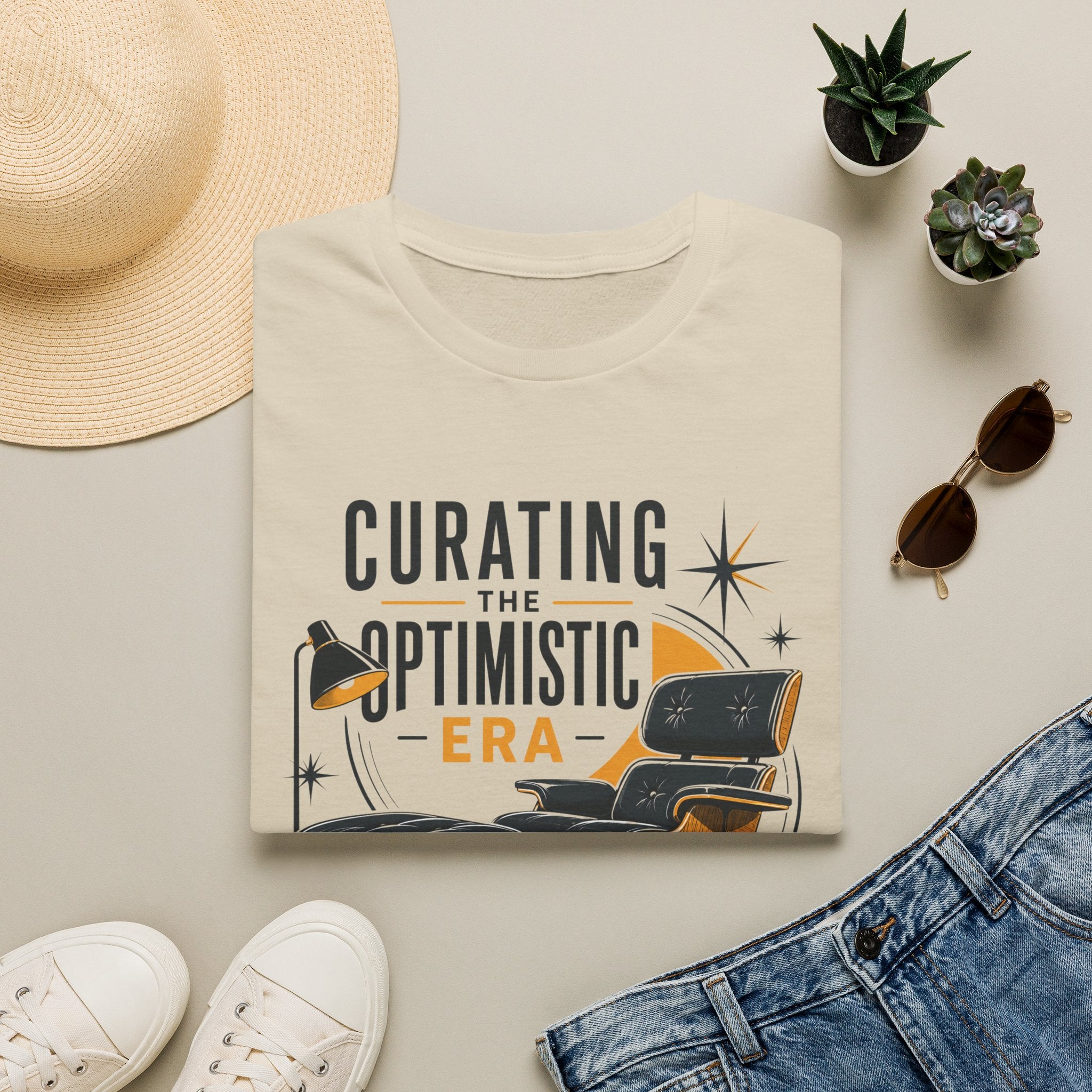 Curating The Optimistic Era-T-Shirt