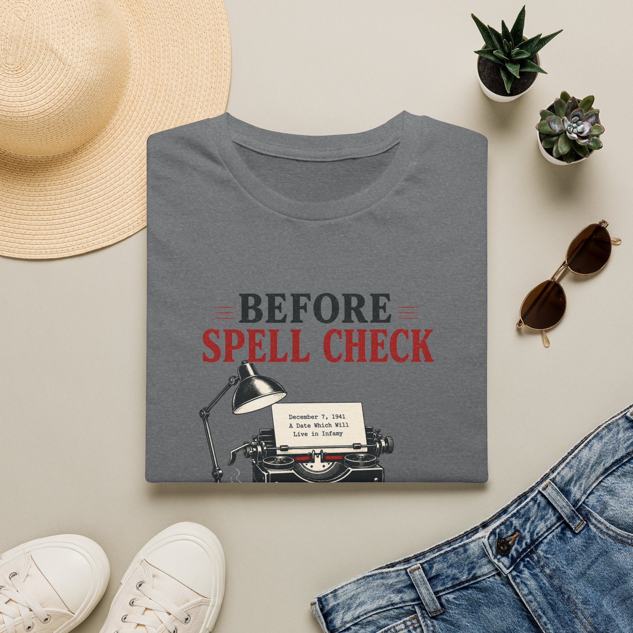 Before Spell Check There Was Thinking-T-Shirt