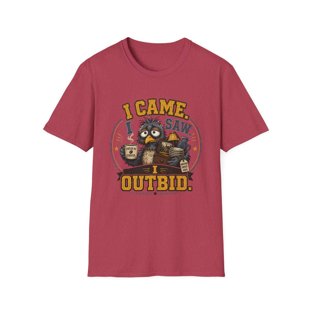 I Came I Saw I Outbid-T-Shirt