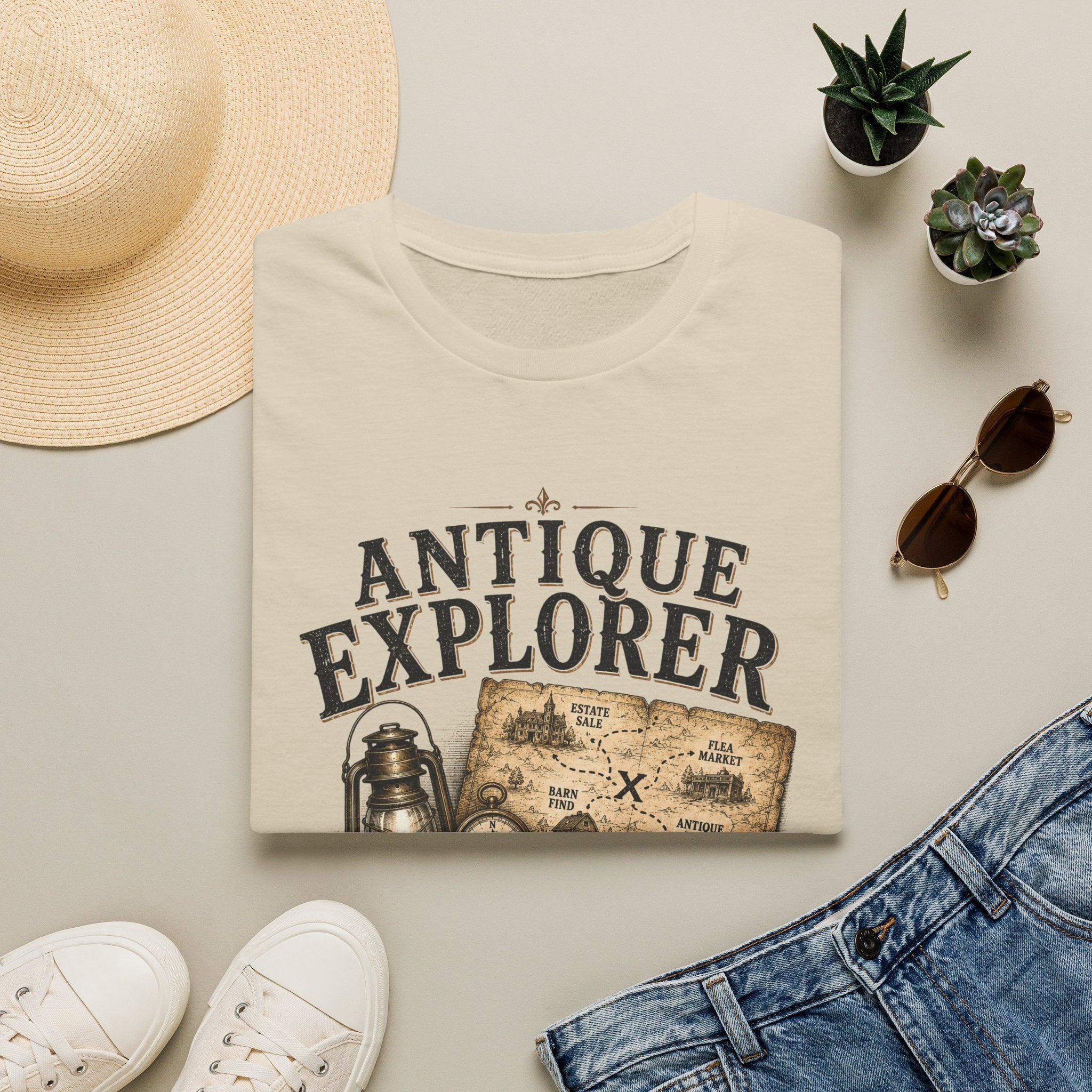 Antique Explorer-T-Shirt