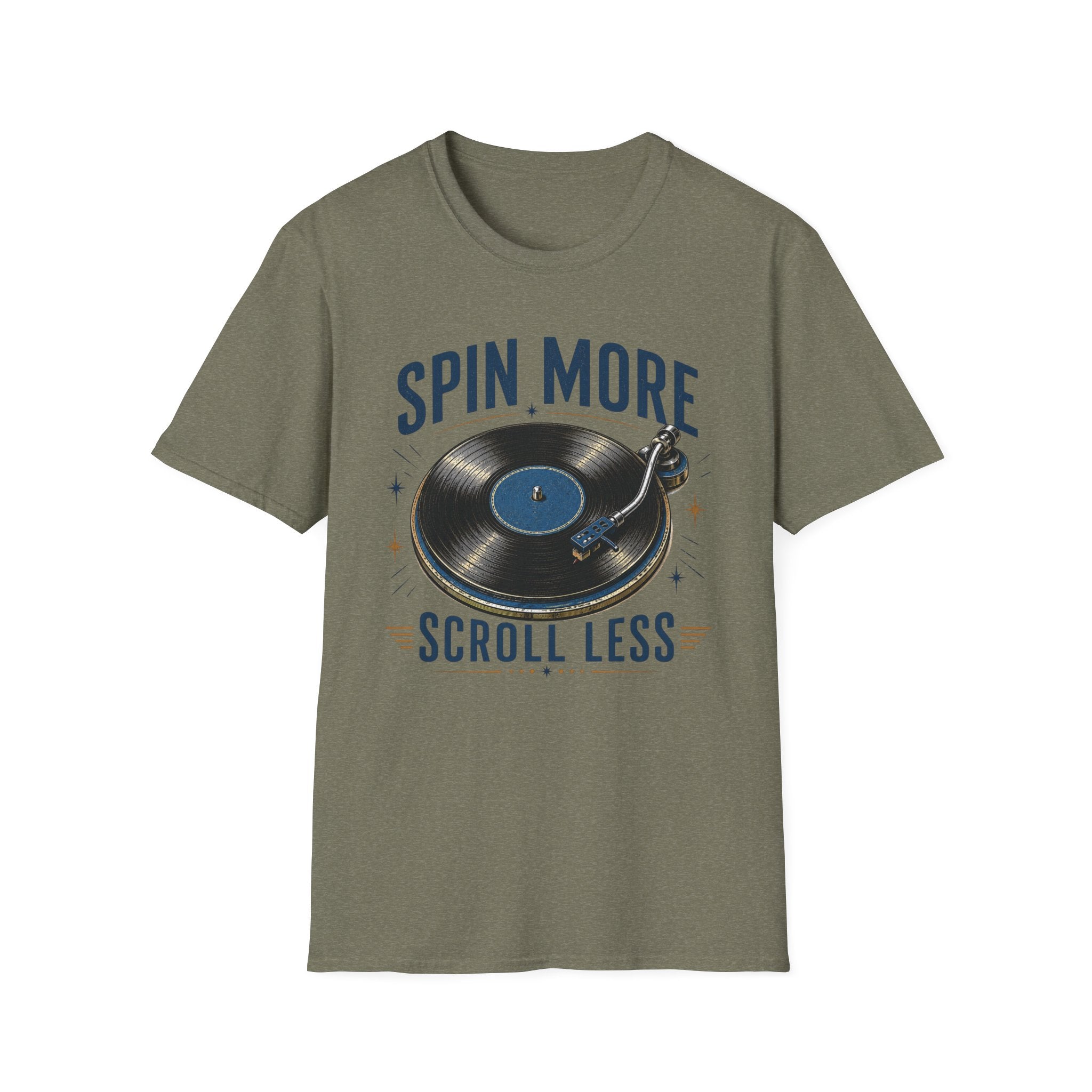 Spin More Scroll Less-T-Shirt