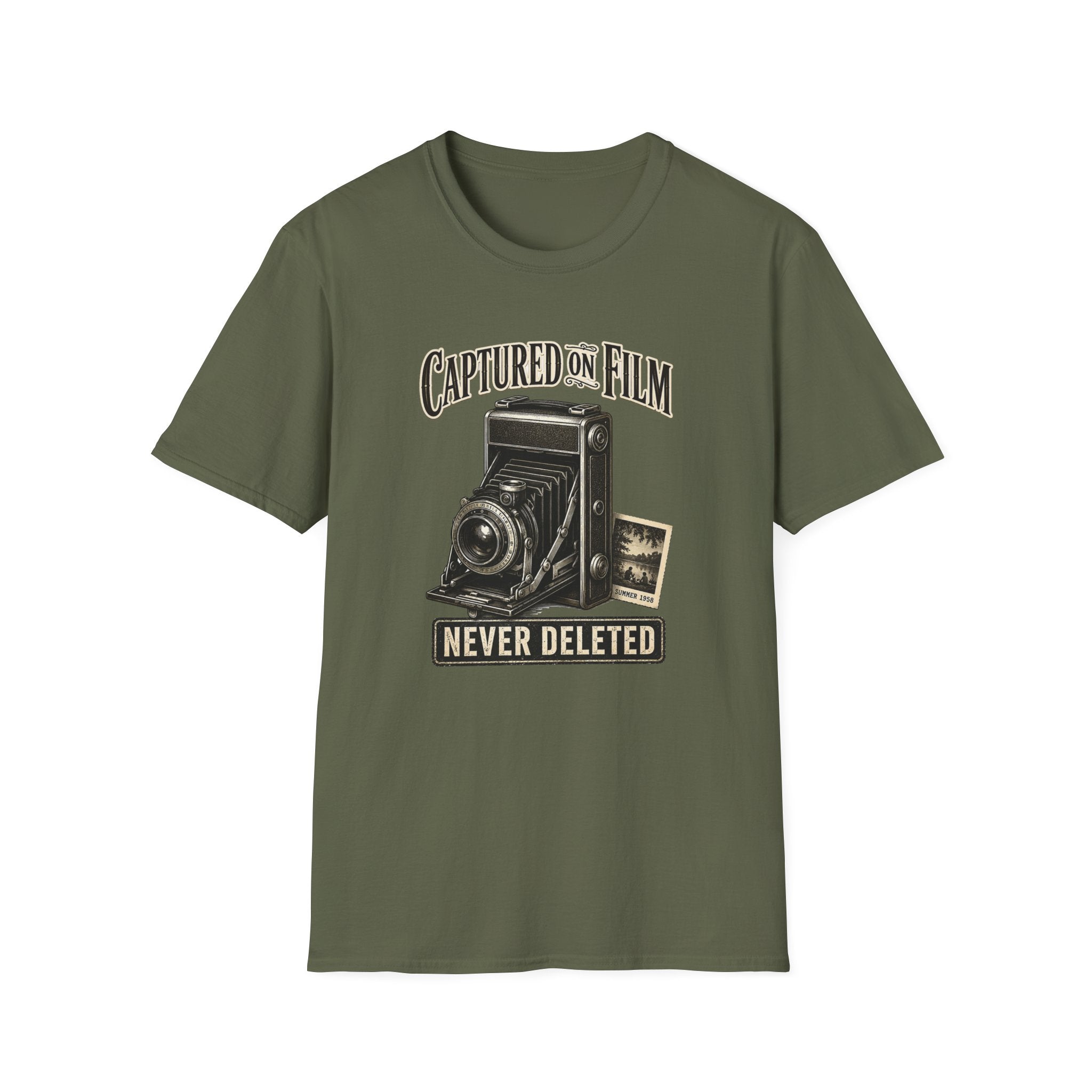 Captured On Film Never Deleted-T-Shirt