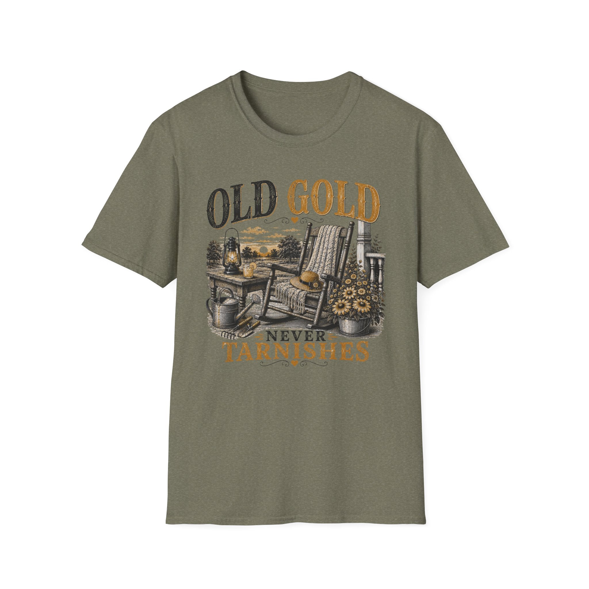 Old Gold Never Tarnishes-T-Shirt
