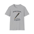 Before Keyboards There Was Cursive-T-Shirt