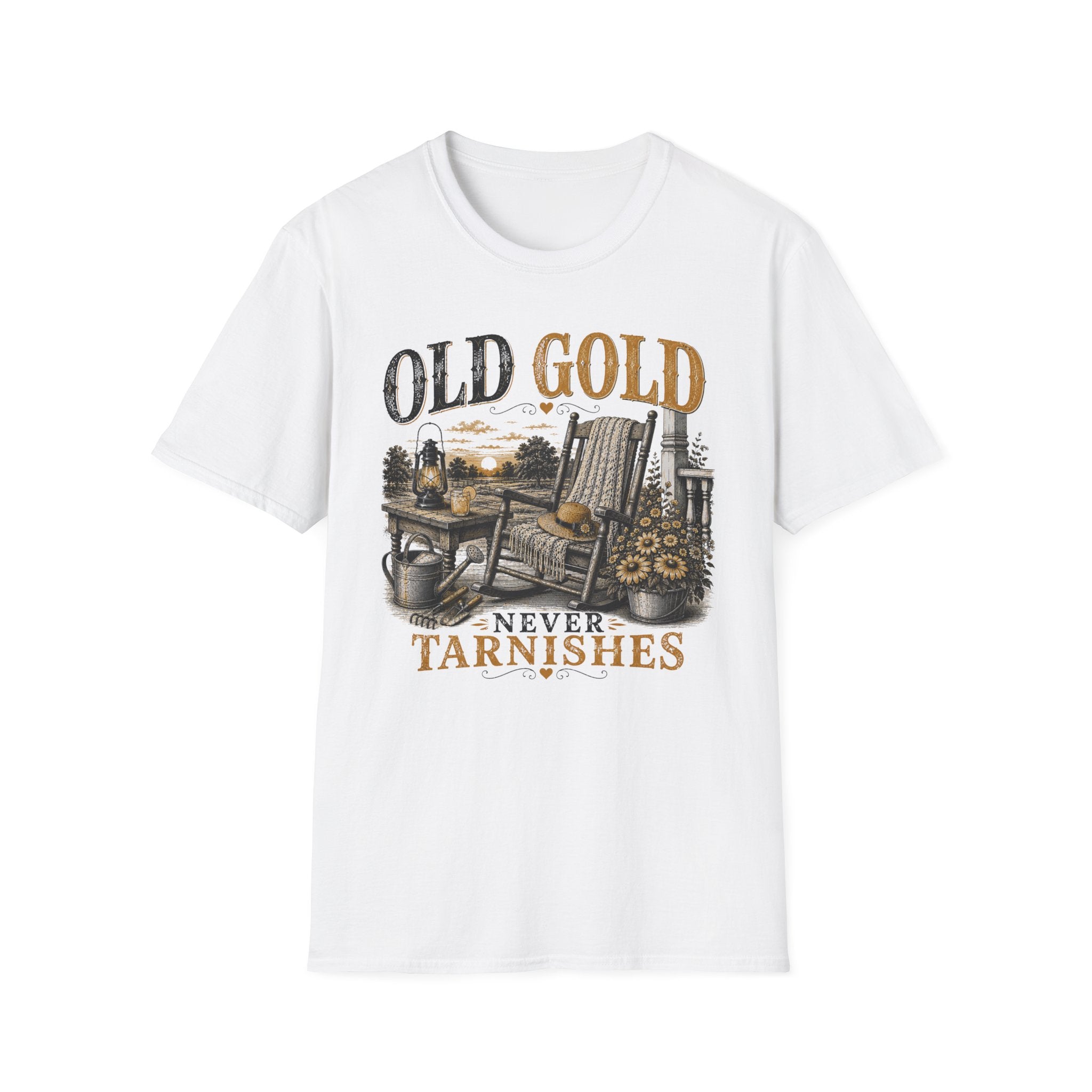 Old Gold Never Tarnishes-T-Shirt