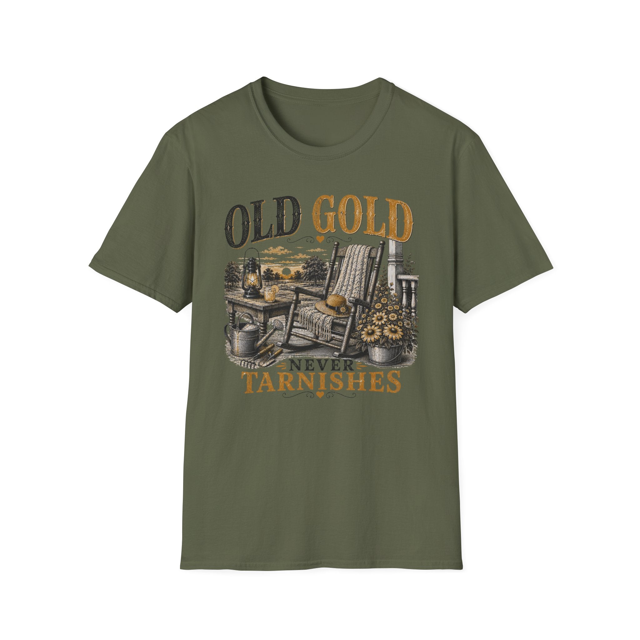 Old Gold Never Tarnishes-T-Shirt