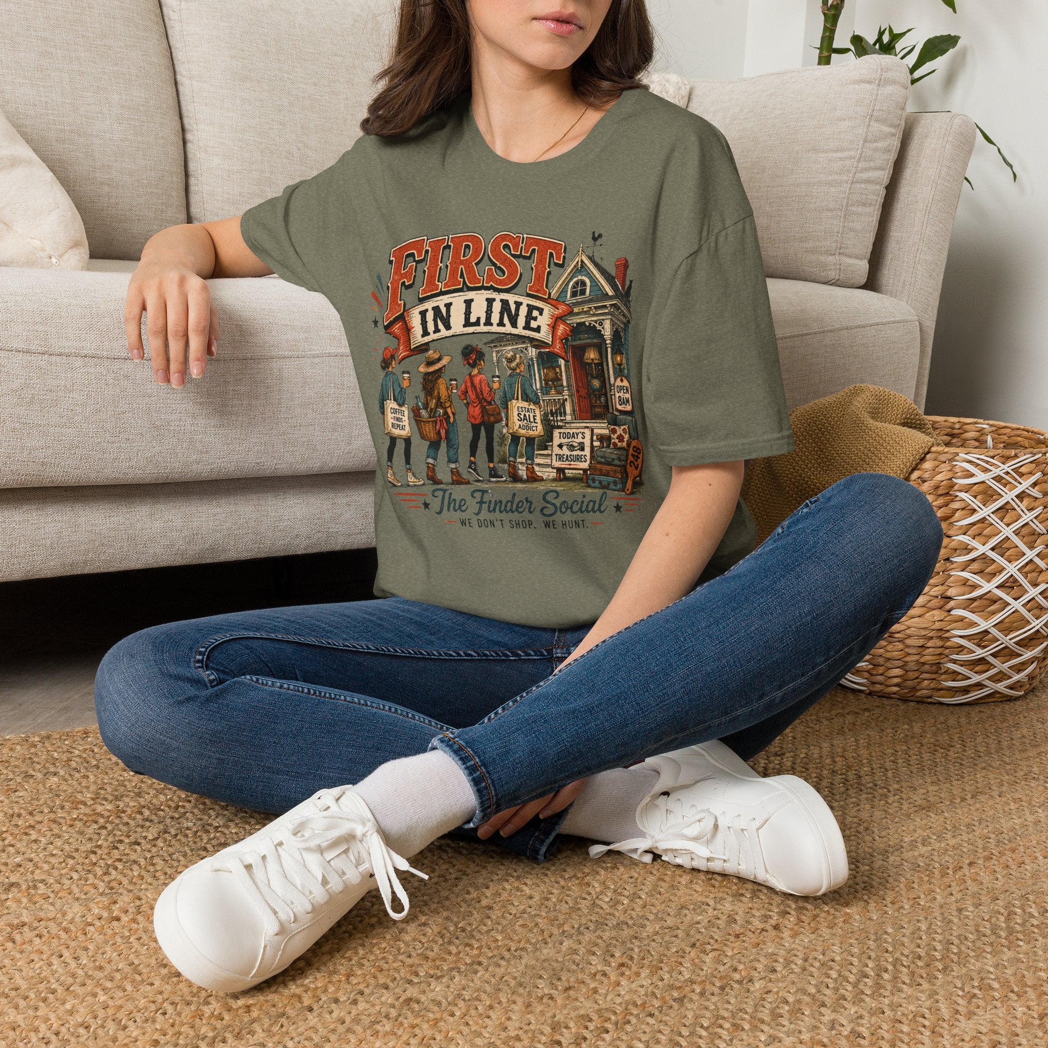 First In Line-Ladies-T-Shirt