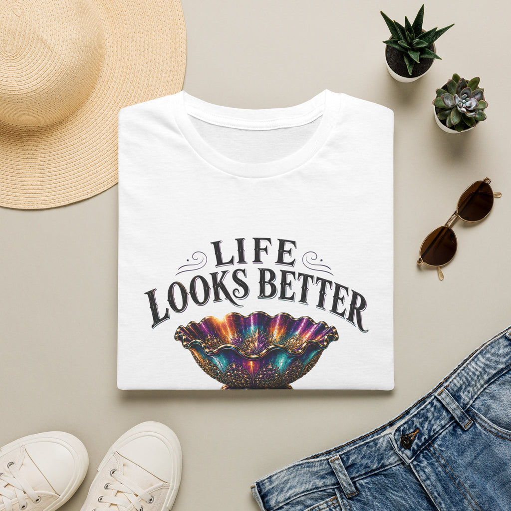 Life Looks Better Through Beautiful Glass-T-Shirt