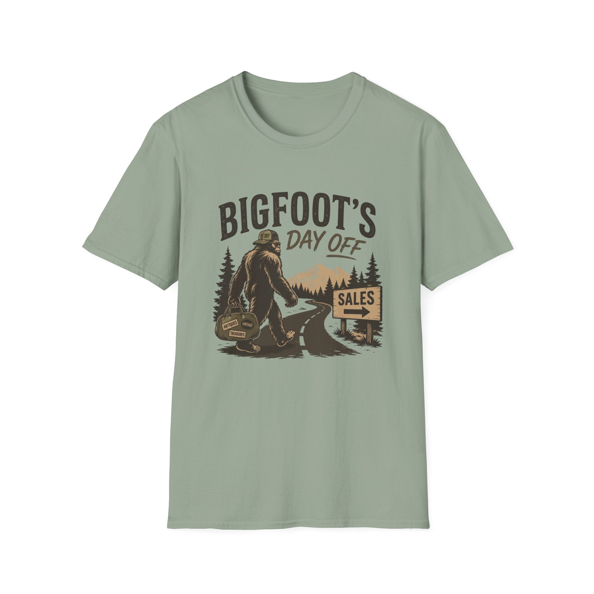 Bigfoot's Day Off-T-Shirt