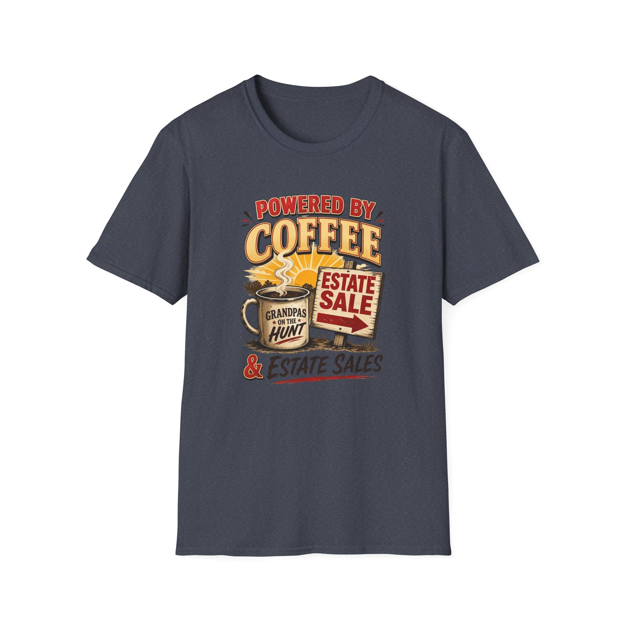 Powered By Coffee & Estate Sales -T-Shirt