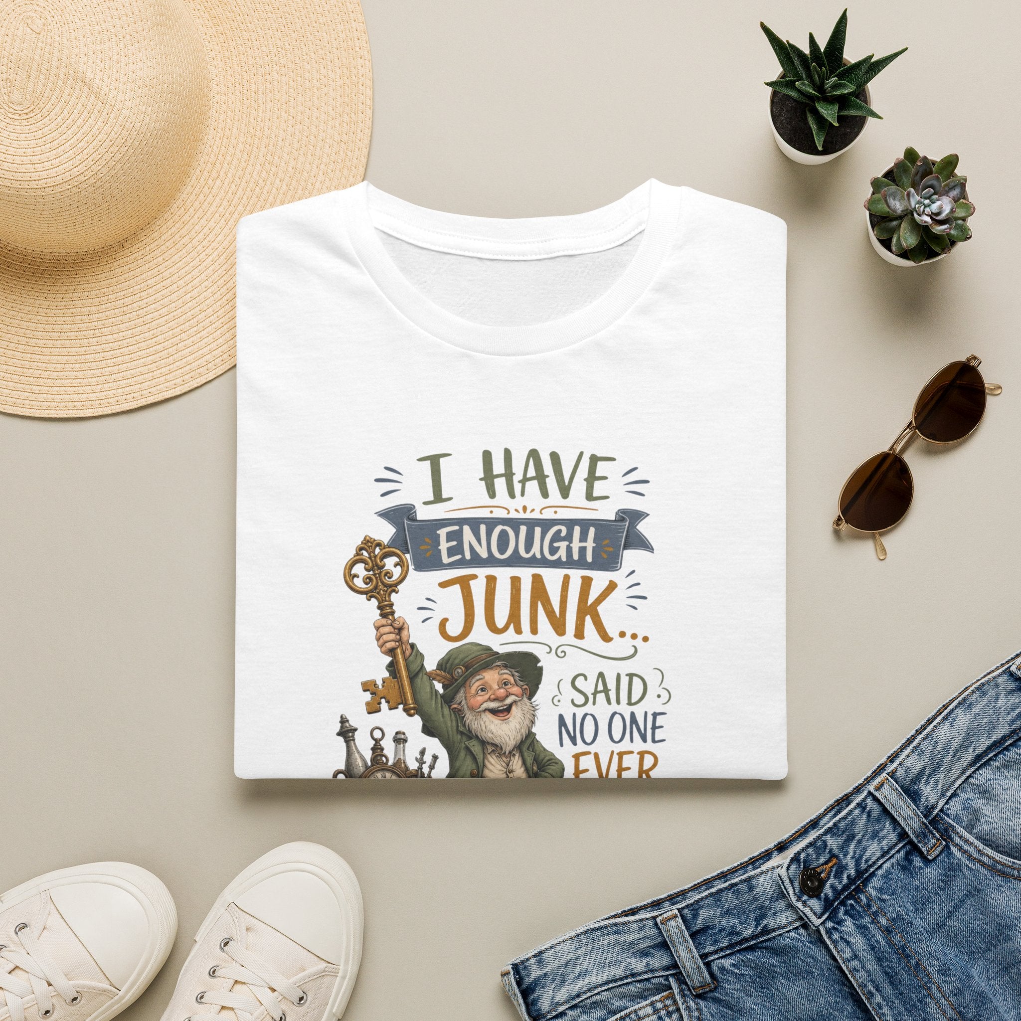 I Have Enough Junk No One Said Ever-T-Shirt