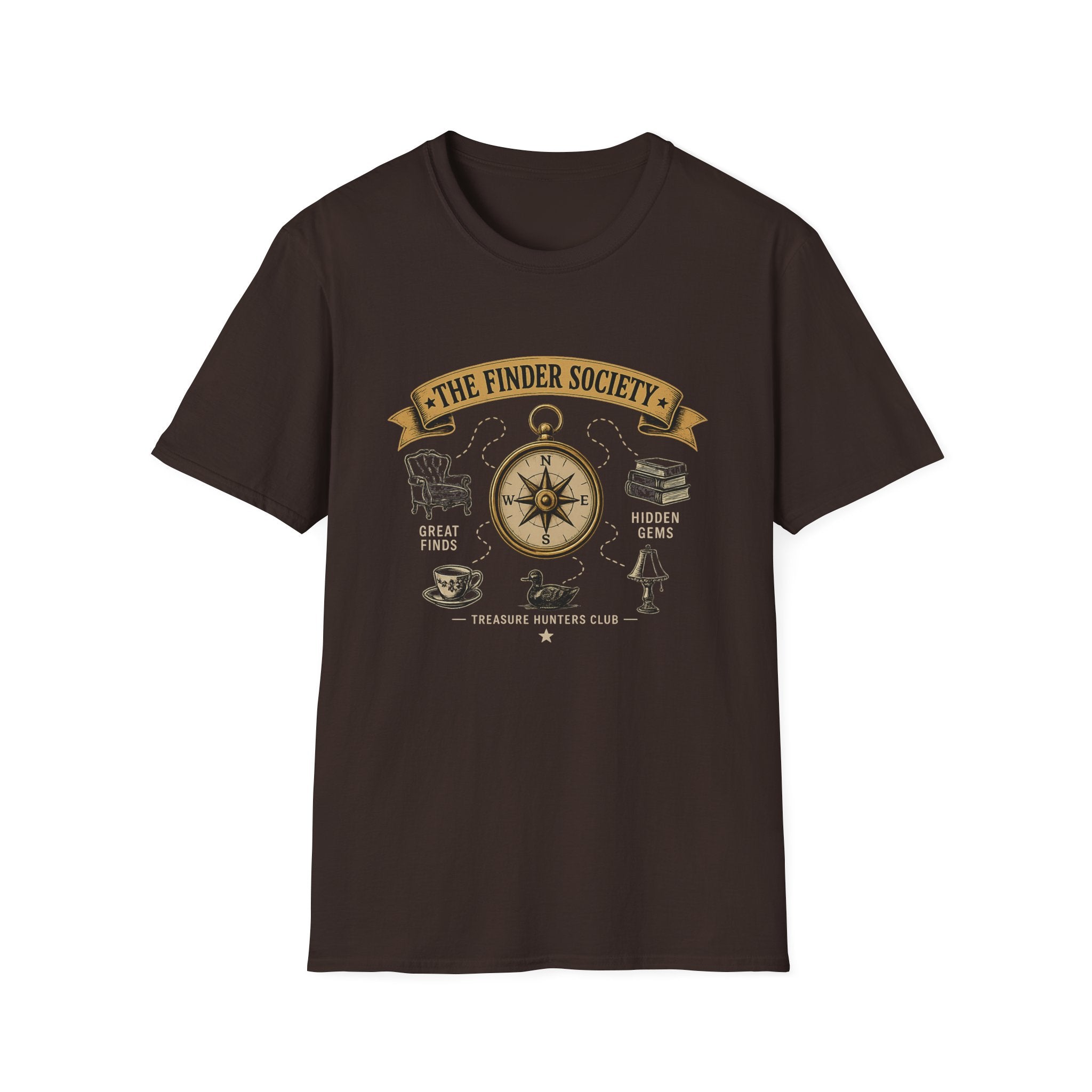 The Finder Society Treasure Hunters Club-T-Shirt