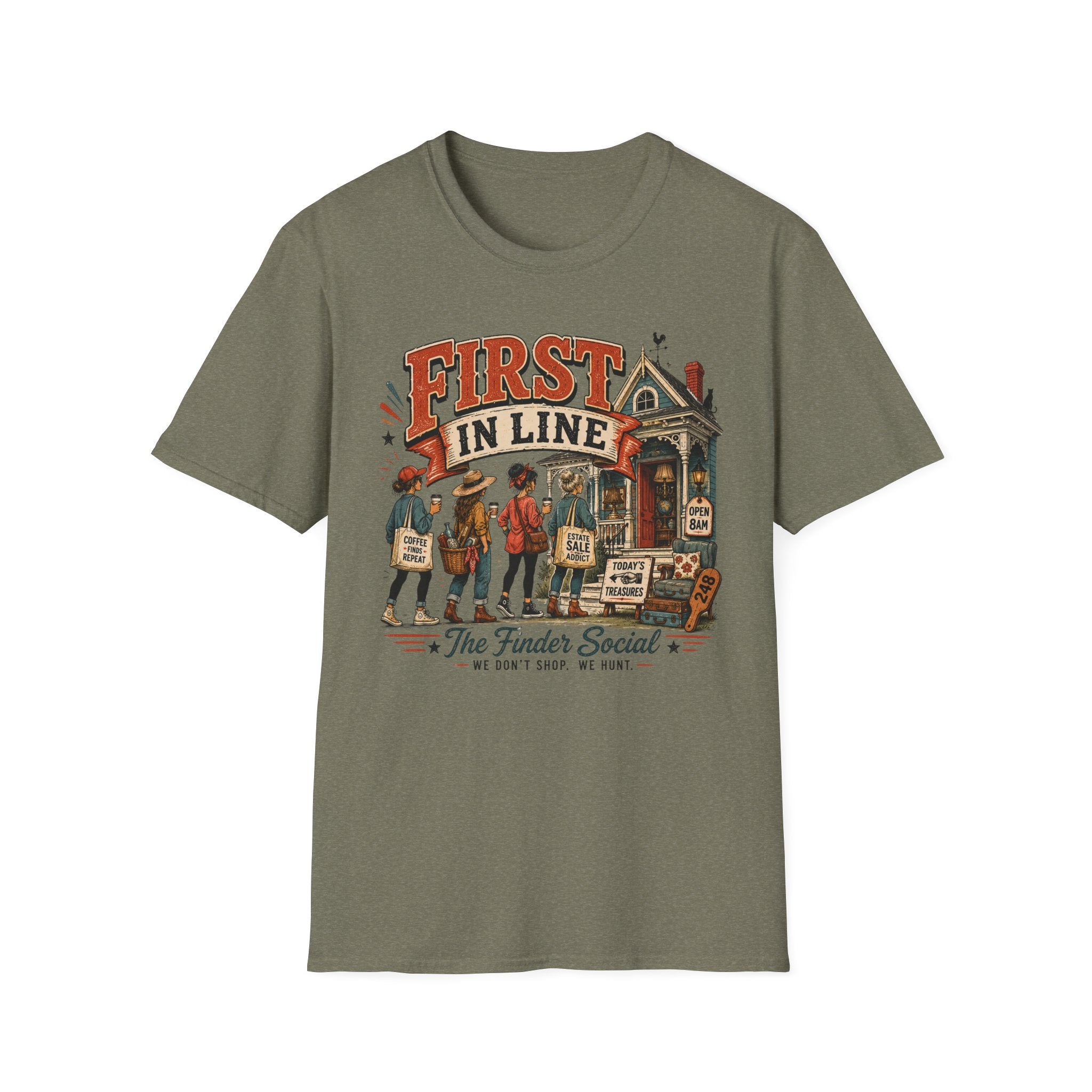 First In Line-Ladies-T-Shirt
