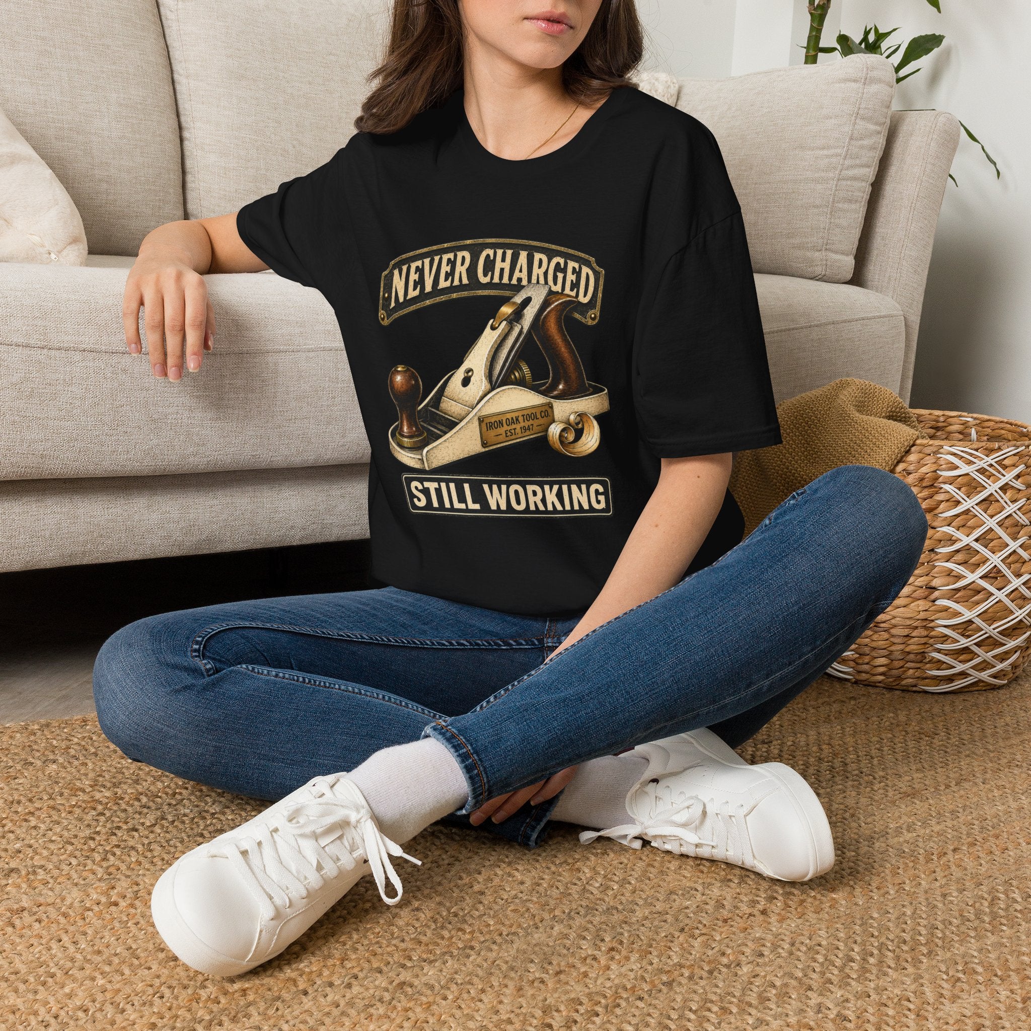 Never Charged Still Working-T-Shirt