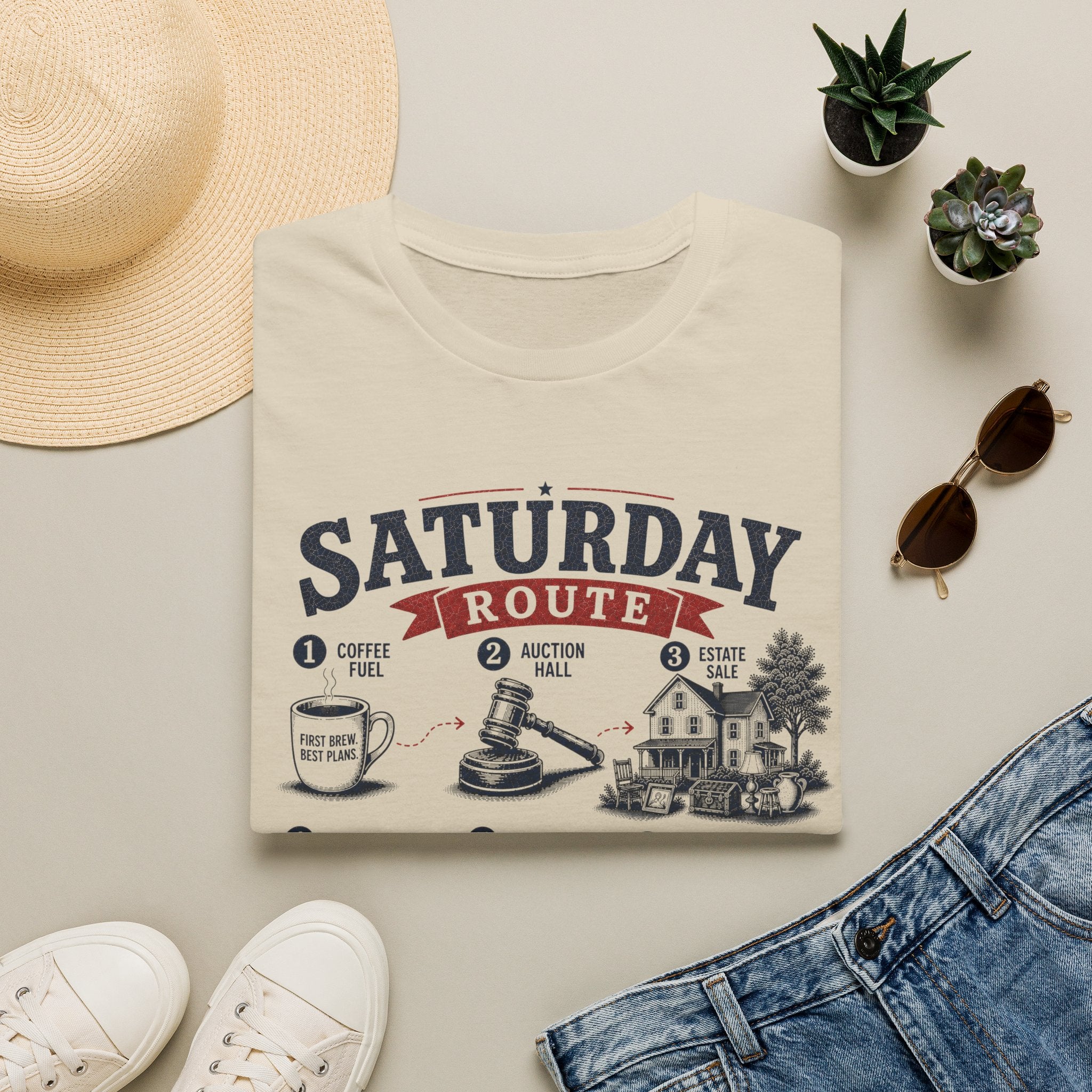 Saturday Route-T-Shirt