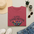 Life Looks Better Through Beautiful Glass-T-Shirt