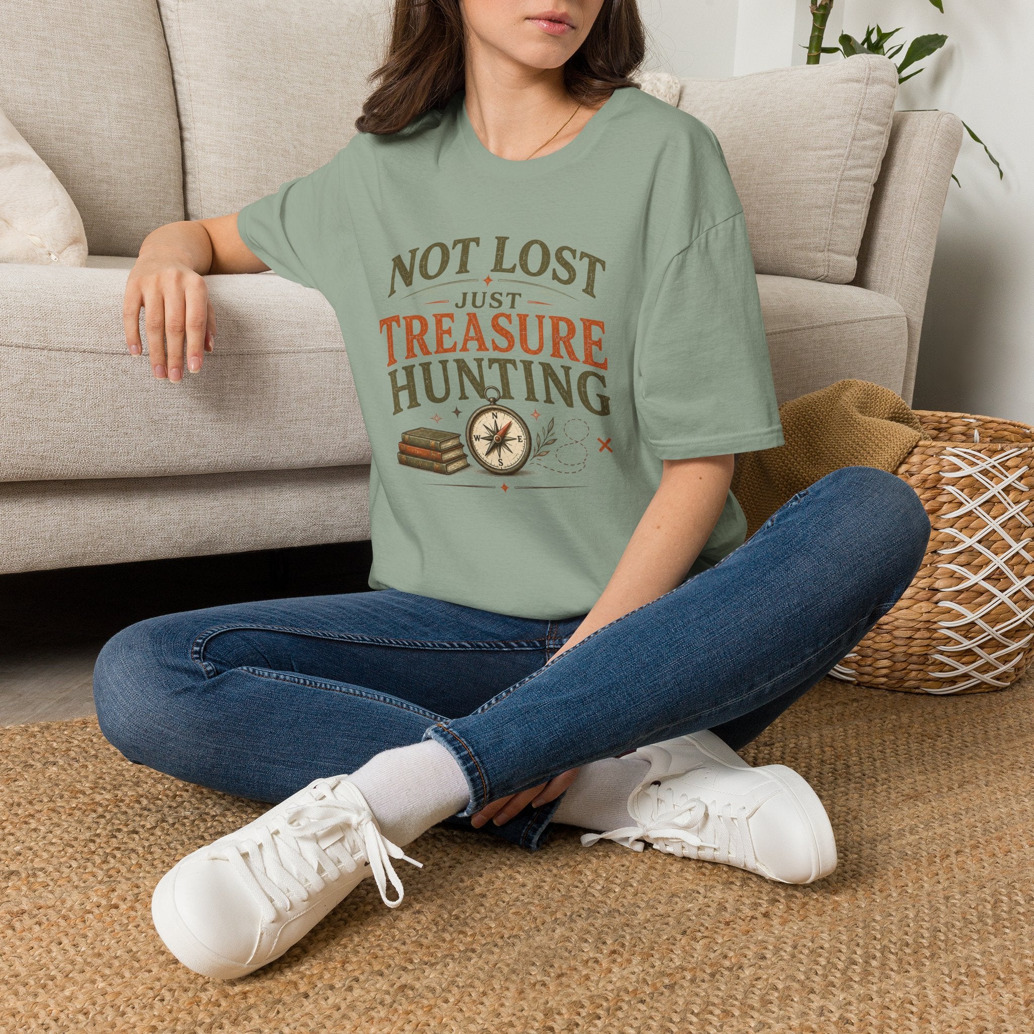 Not Lost Just Treasure Hunting-T-Shirt