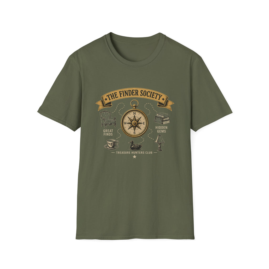 The Finder Society Treasure Hunters Club-T-Shirt