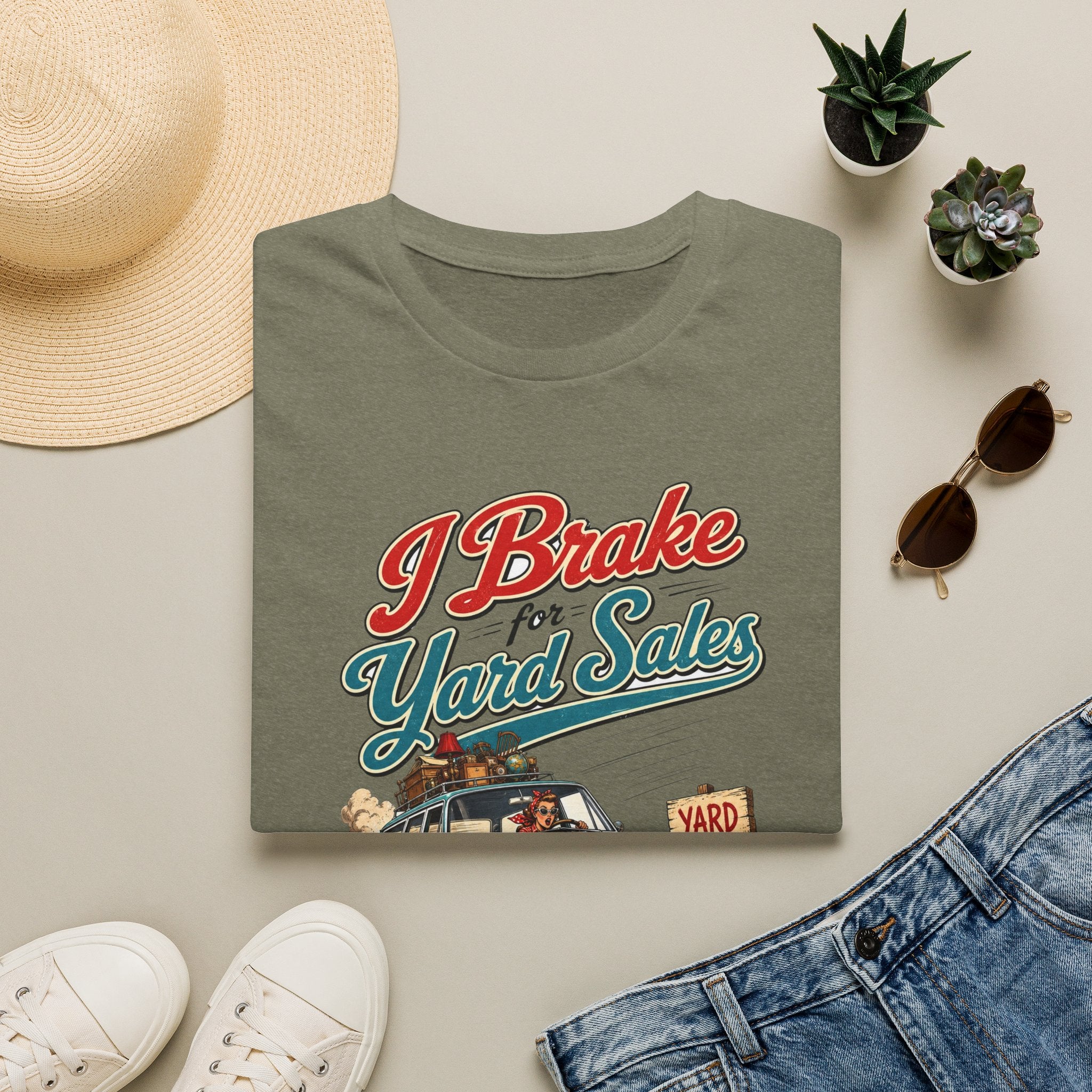 I Brake For Yard Sales-T-Shirt