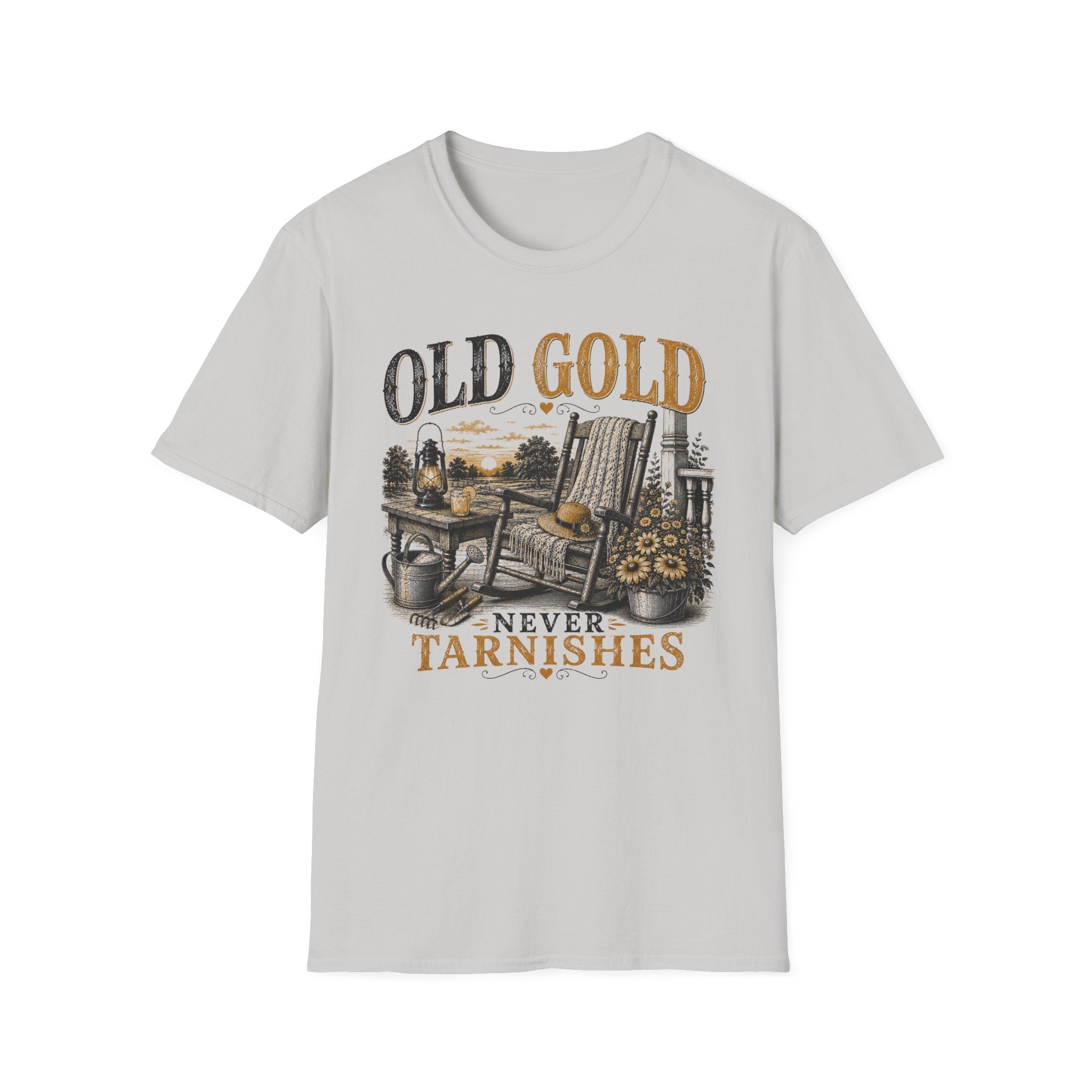Old Gold Never Tarnishes-T-Shirt