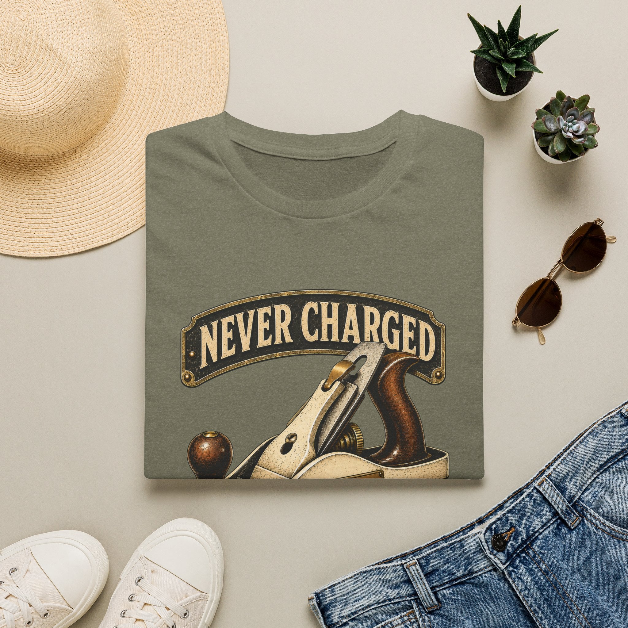 Never Charged Still Working-T-Shirt