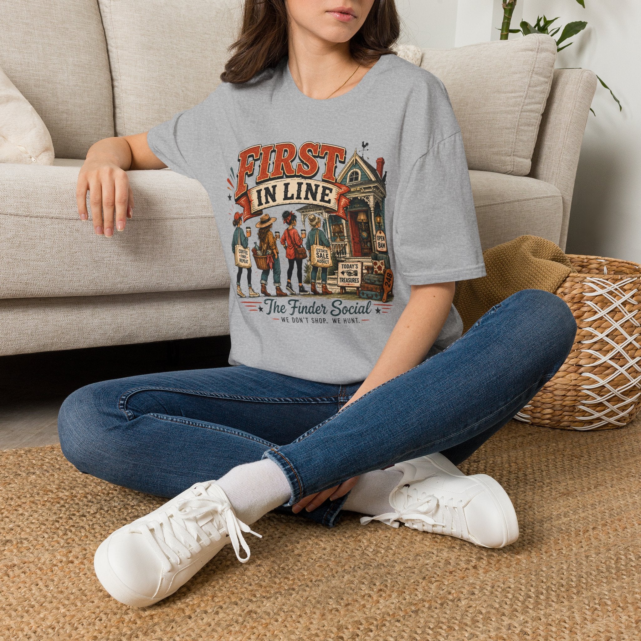 First In Line-Ladies-T-Shirt