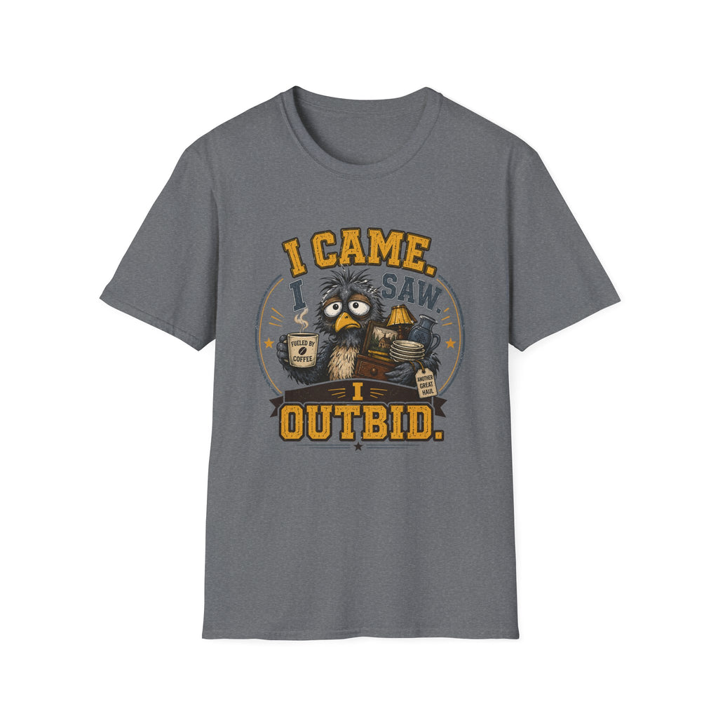 I Came I Saw I Outbid-T-Shirt