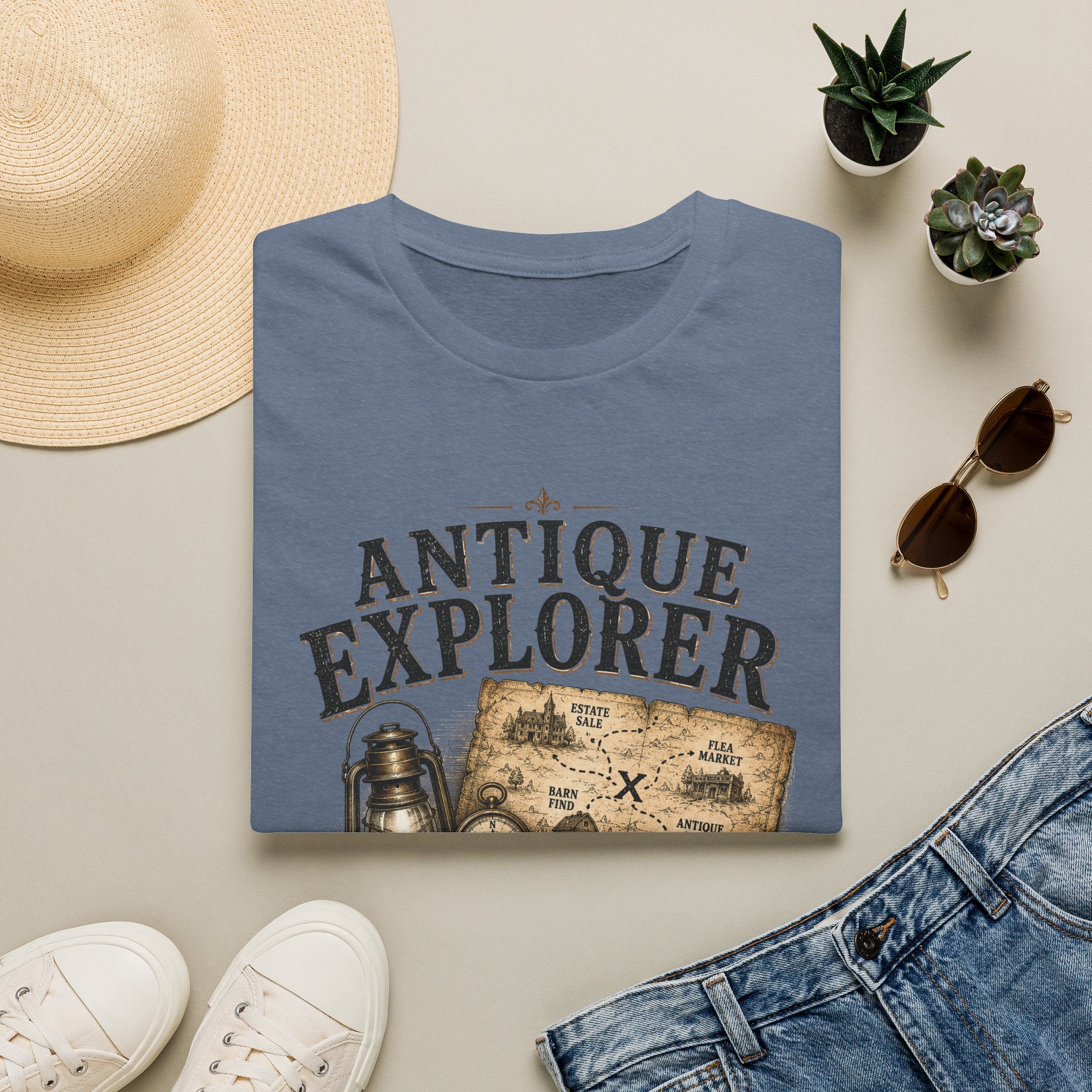 Antique Explorer-T-Shirt