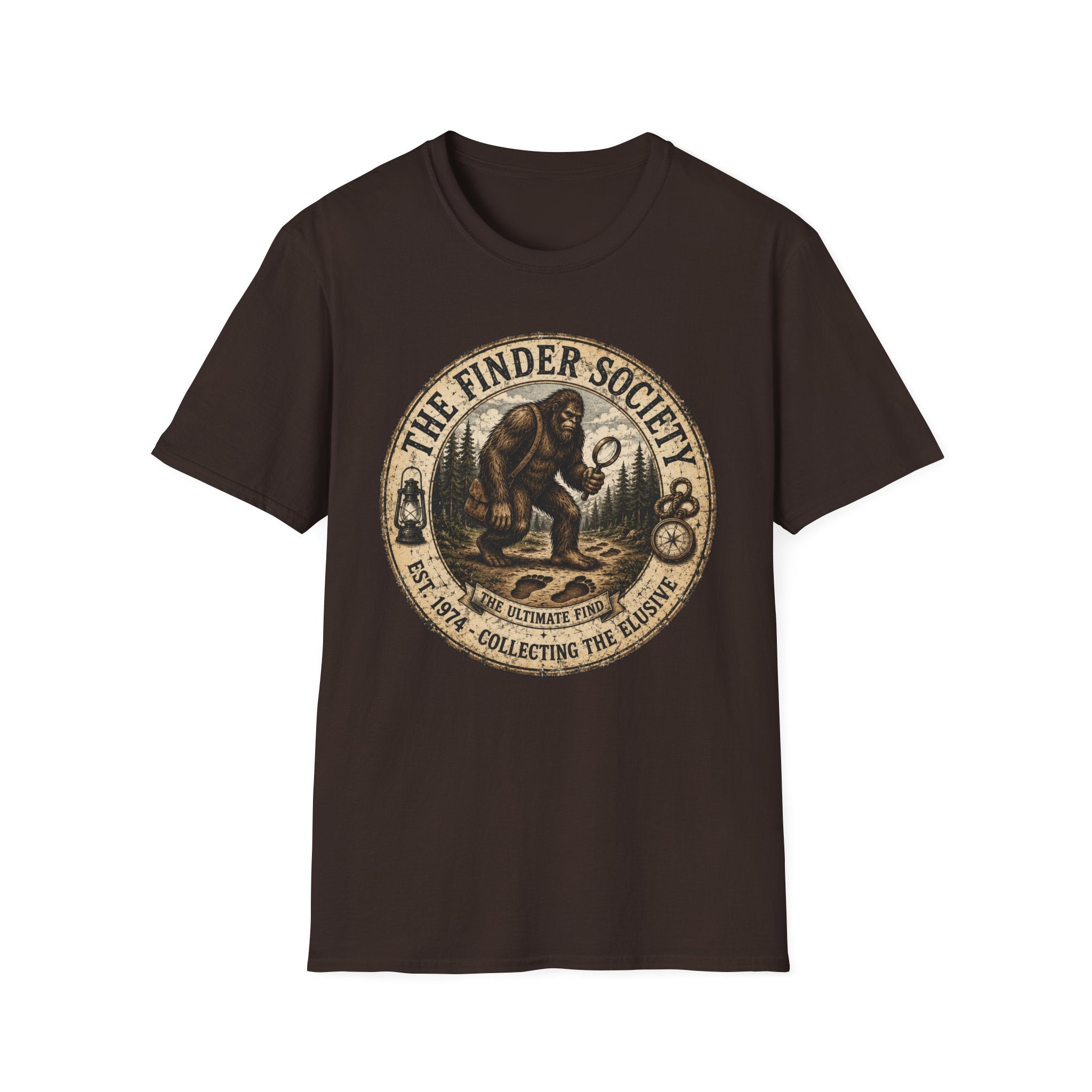 The Finder Society:Bigfoot Badge-T-Shirt