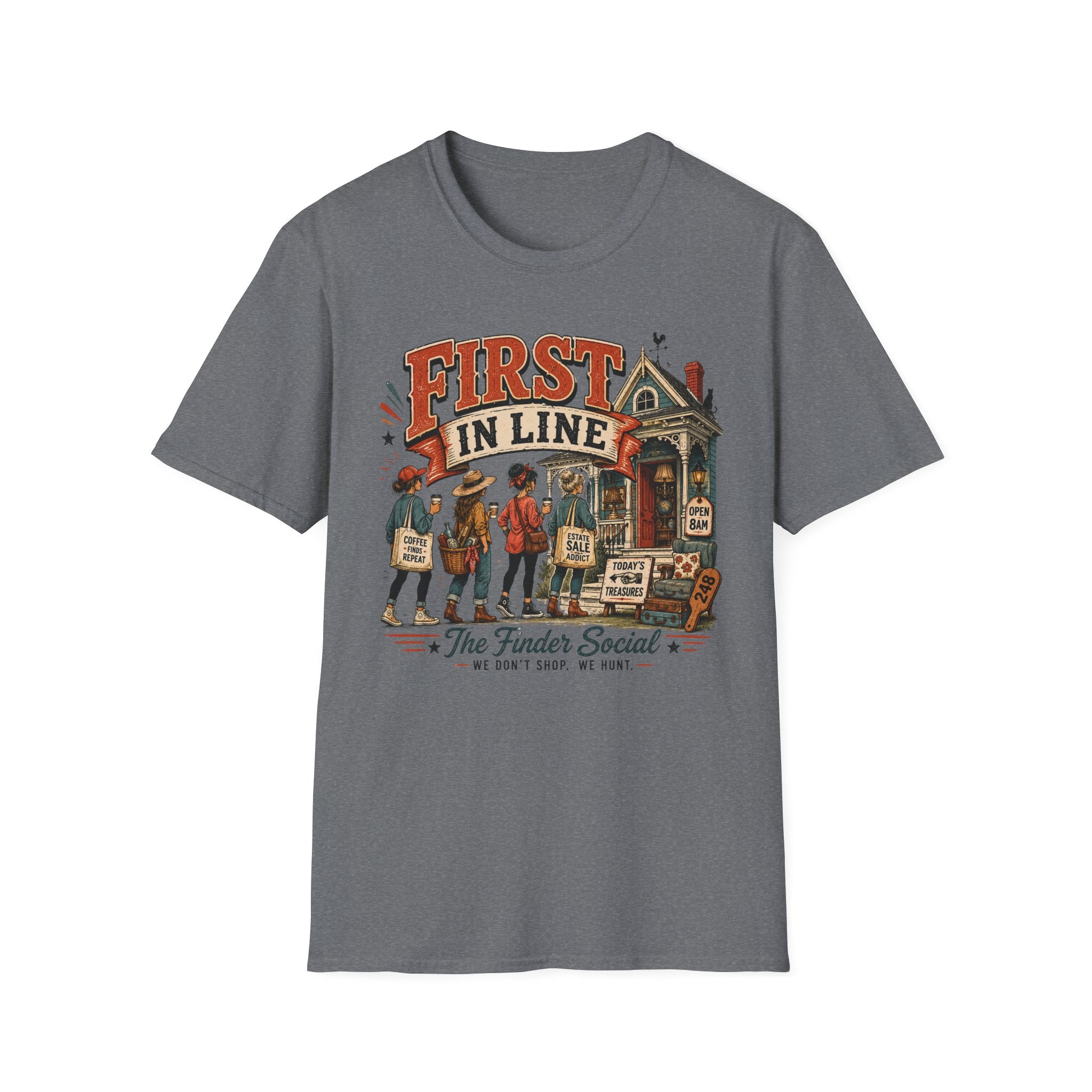 First In Line-Ladies-T-Shirt