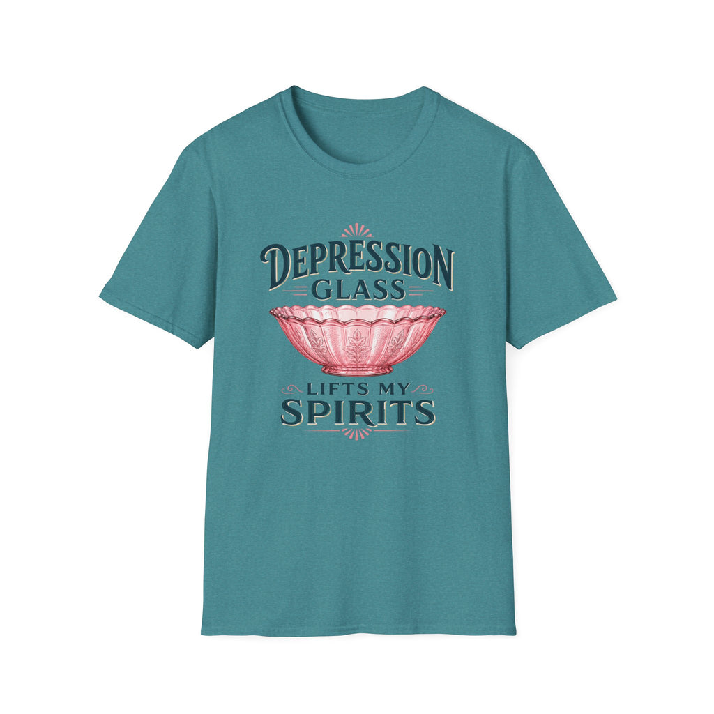 Depression Glass Lifts My Spirits-T-Shirt