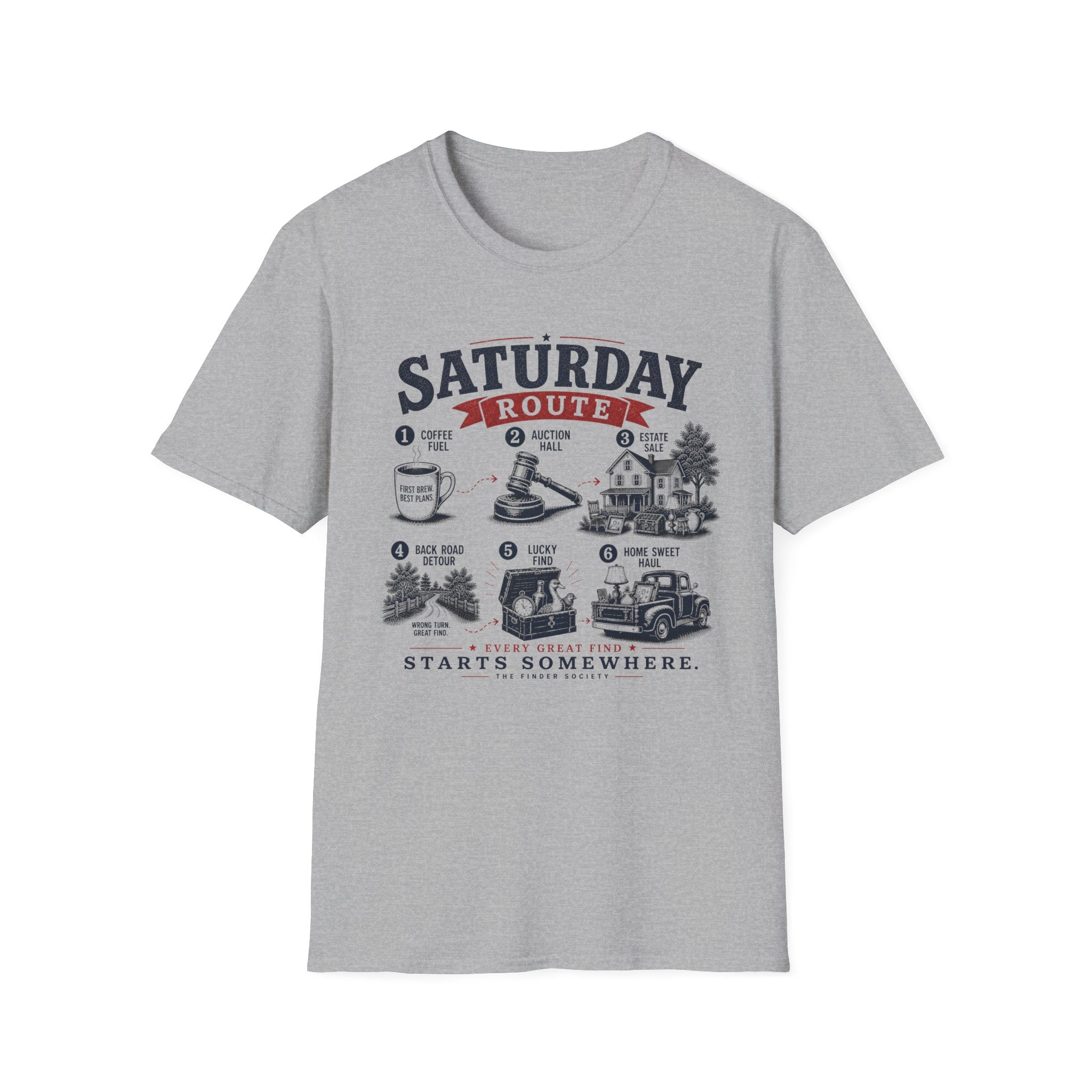 Saturday Route-T-Shirt