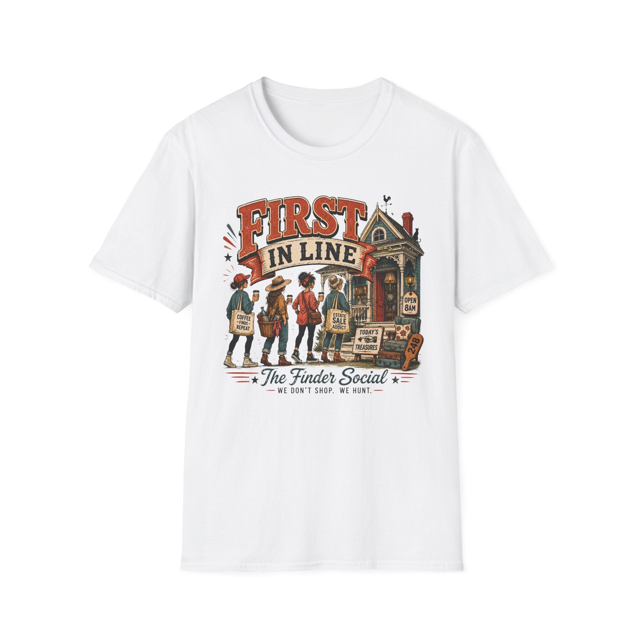 First In Line-Ladies-T-Shirt