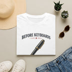 Before Keyboards There Was Cursive-T-Shirt