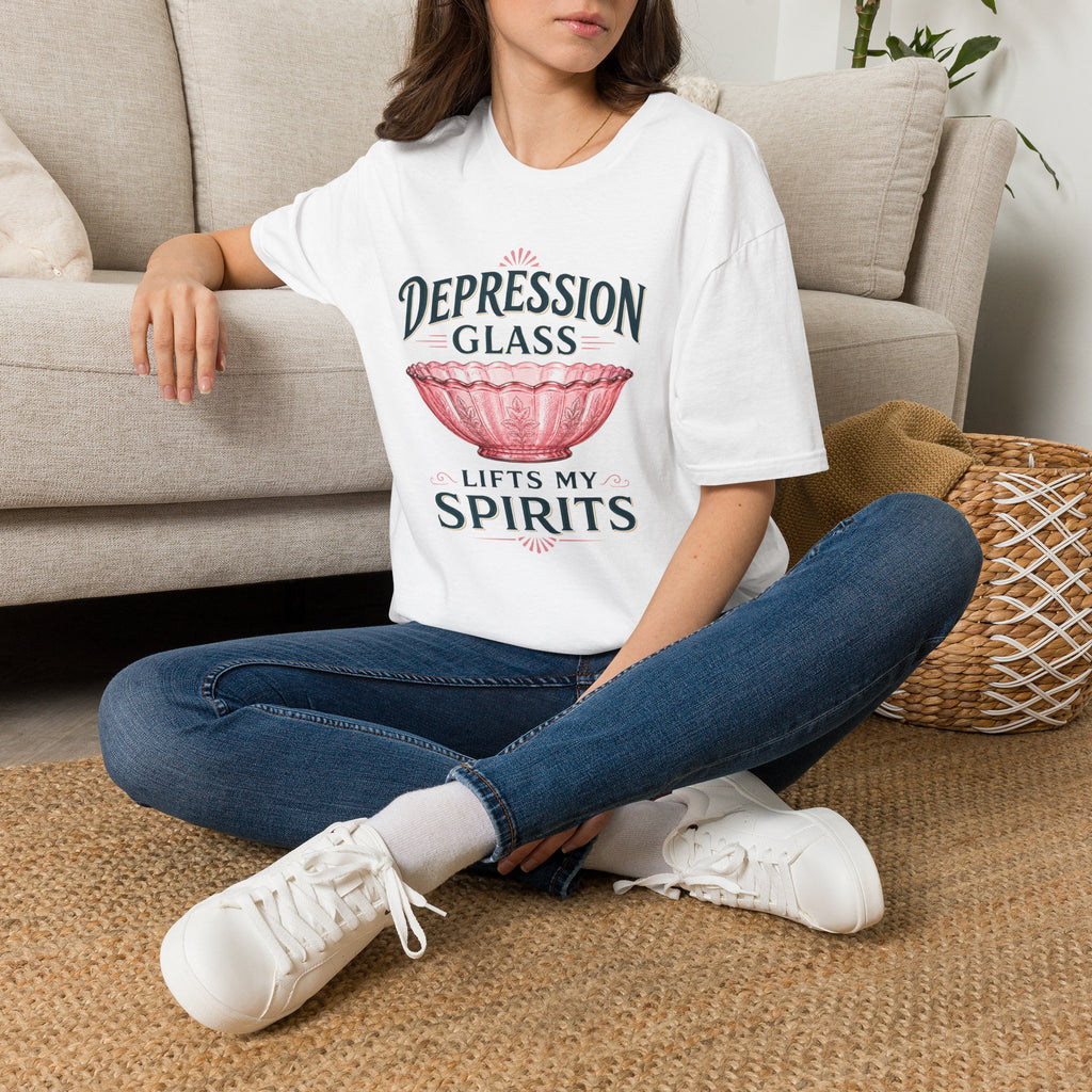 Depression Glass Lifts My Spirits-T-Shirt