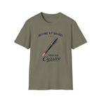 Before Keyboards There Was Cursive-T-Shirt