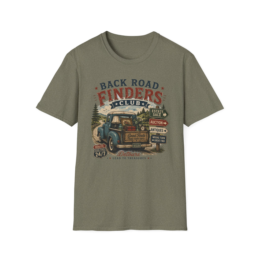 Back Road Finders Club-T-Shirt