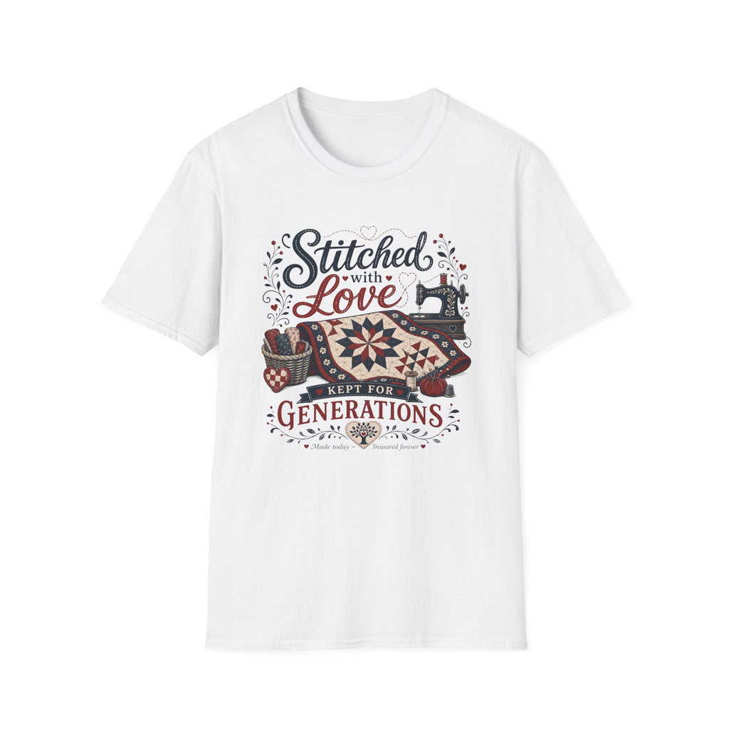 Stitched With Love Kept For Generations-T-Shirt