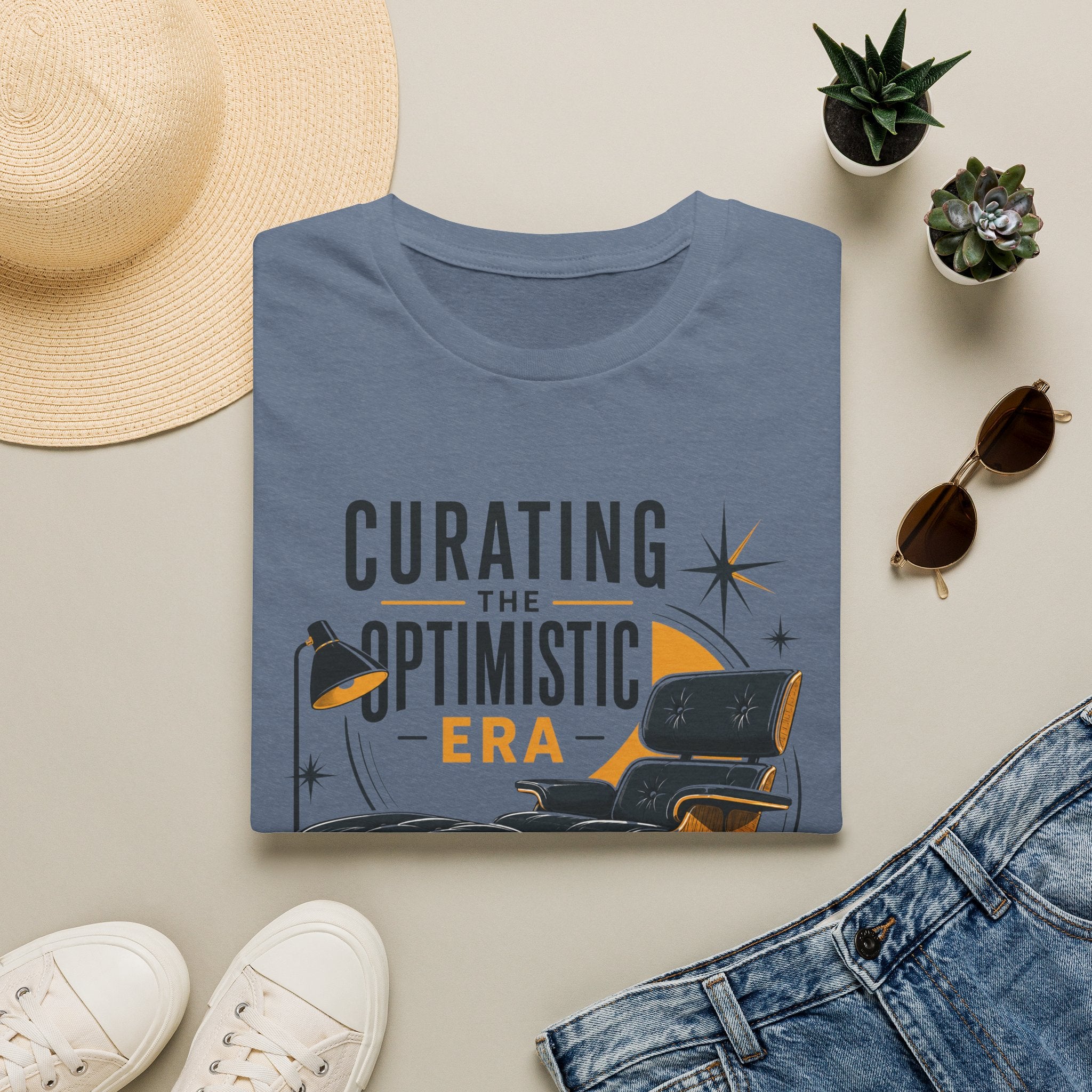 Curating The Optimistic Era-T-Shirt