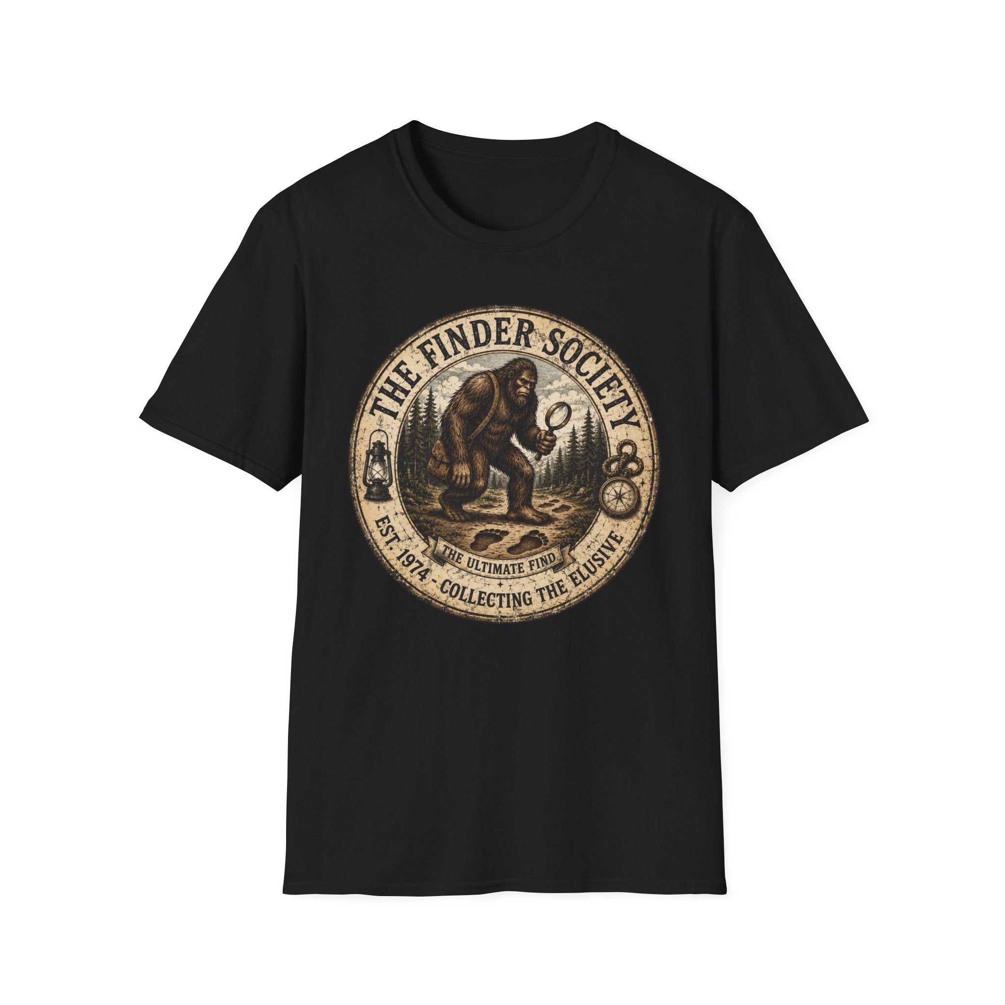 The Finder Society:Bigfoot Badge-T-Shirt