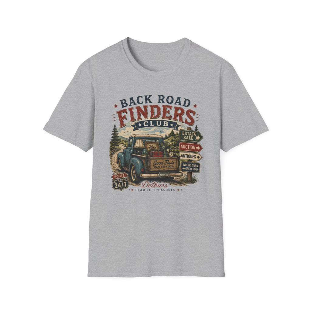 Back Road Finders Club-T-Shirt