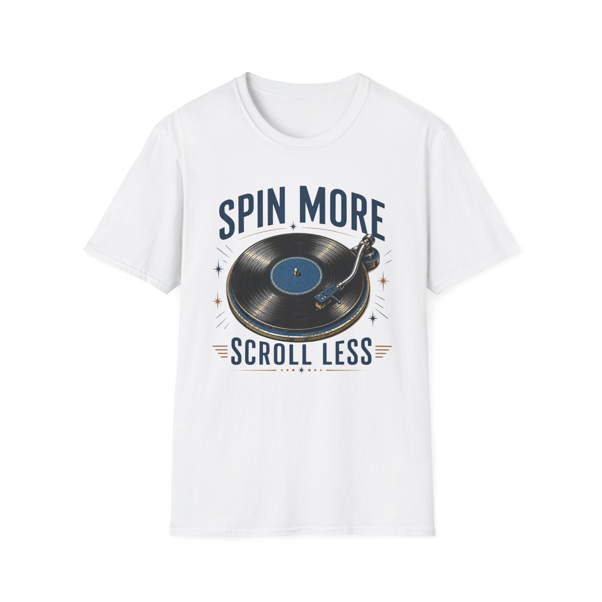 Spin More Scroll Less-T-Shirt