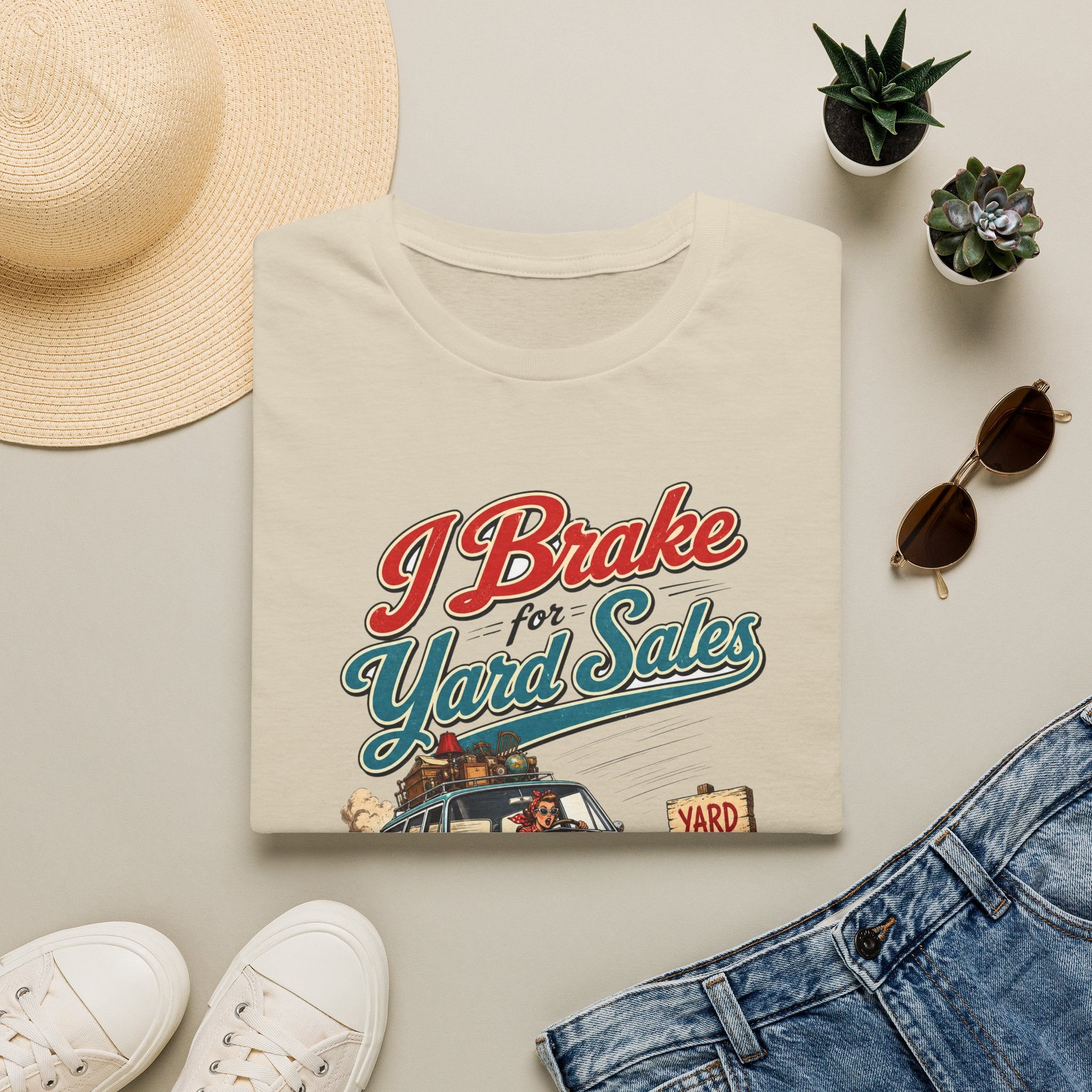 I Brake For Yard Sales-T-Shirt
