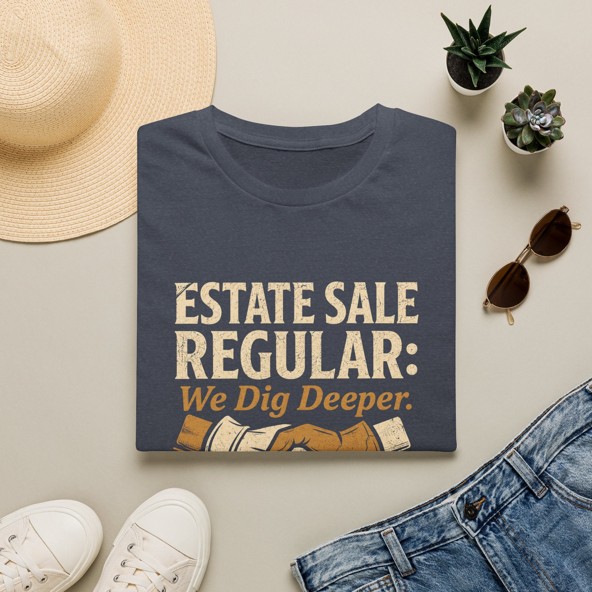 Estate Sale Regular: We Dig Deeper-T-Shirt