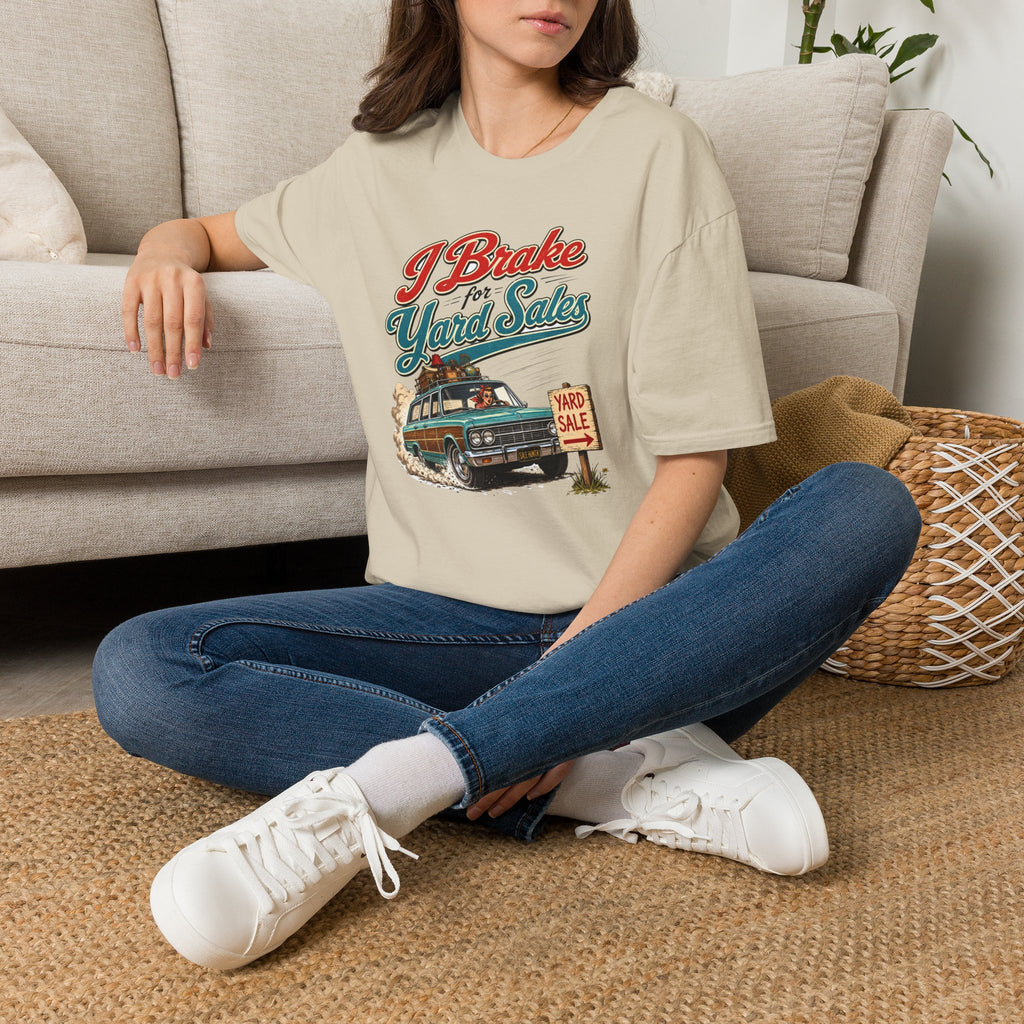 I Brake For Yard Sales-T-Shirt