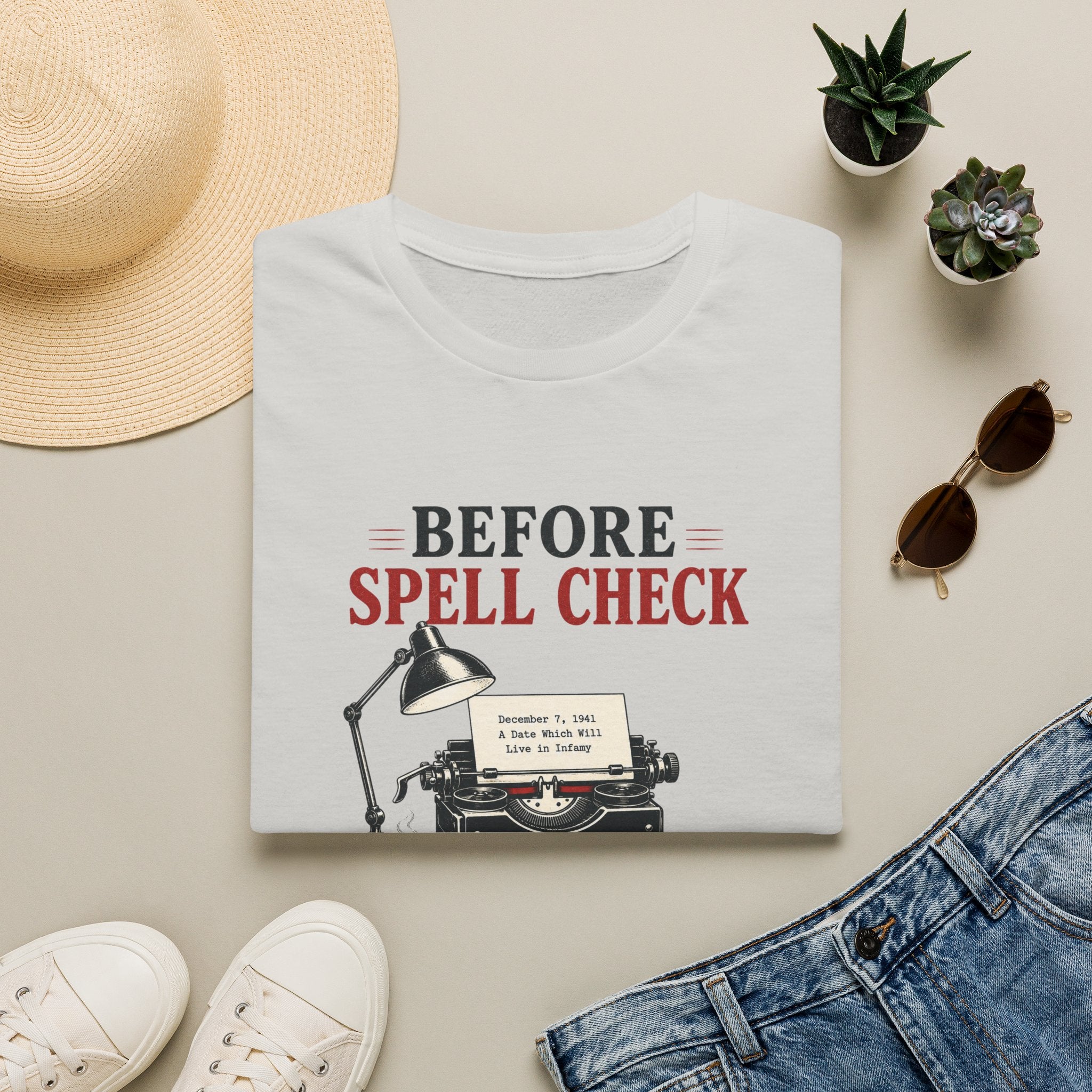 Before Spell Check There Was Thinking-T-Shirt