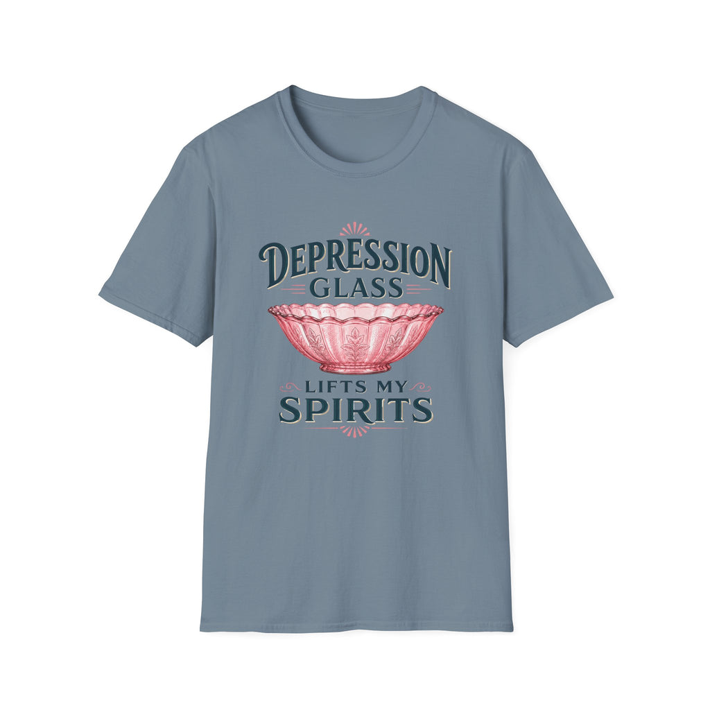 Depression Glass Lifts My Spirits-T-Shirt