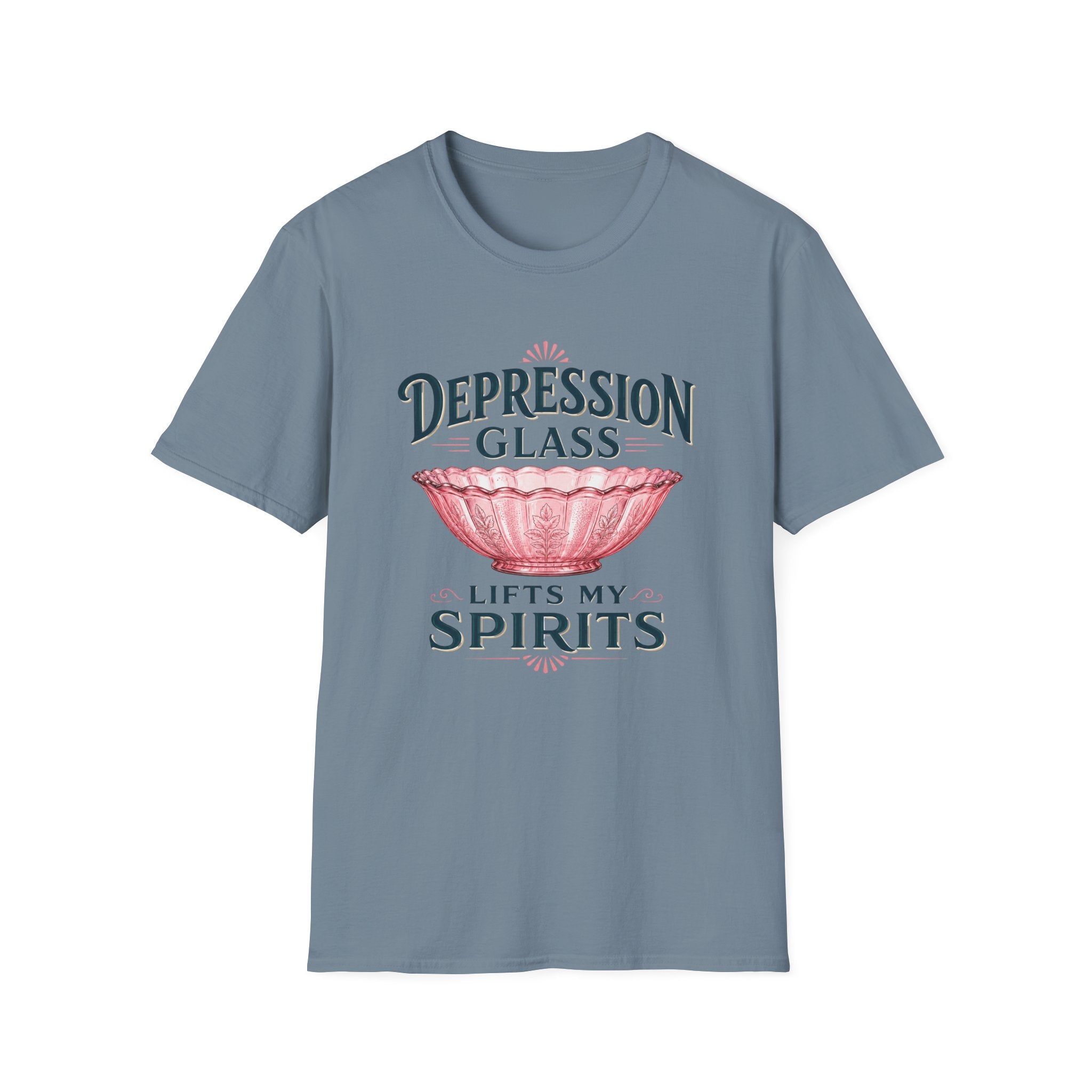 Depression Glass Lifts My Spirits-T-Shirt